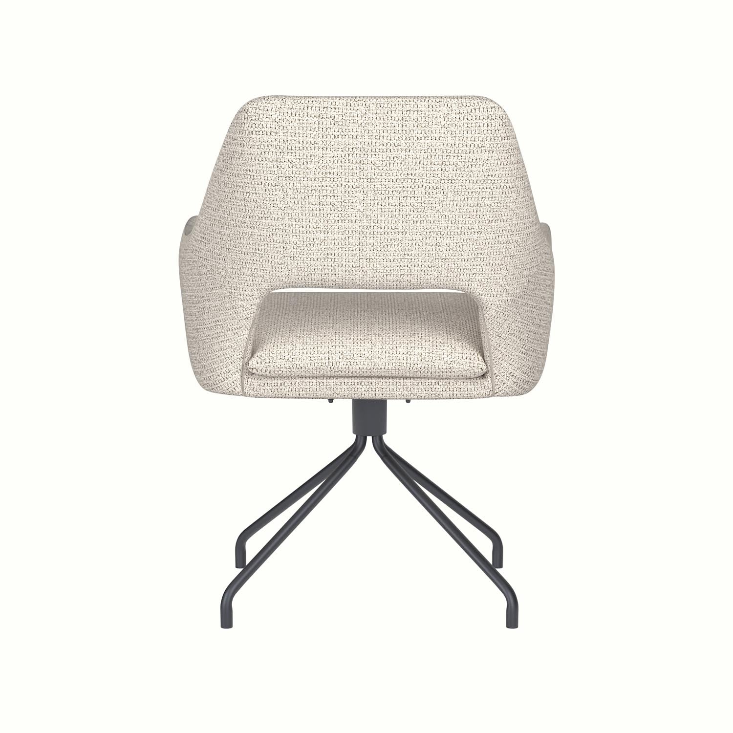 Stuhl Mos Spider Swivel in Off-White präsentiert im Onlineshop von KAQTU Design AG. Stuhl ist von White Label Living