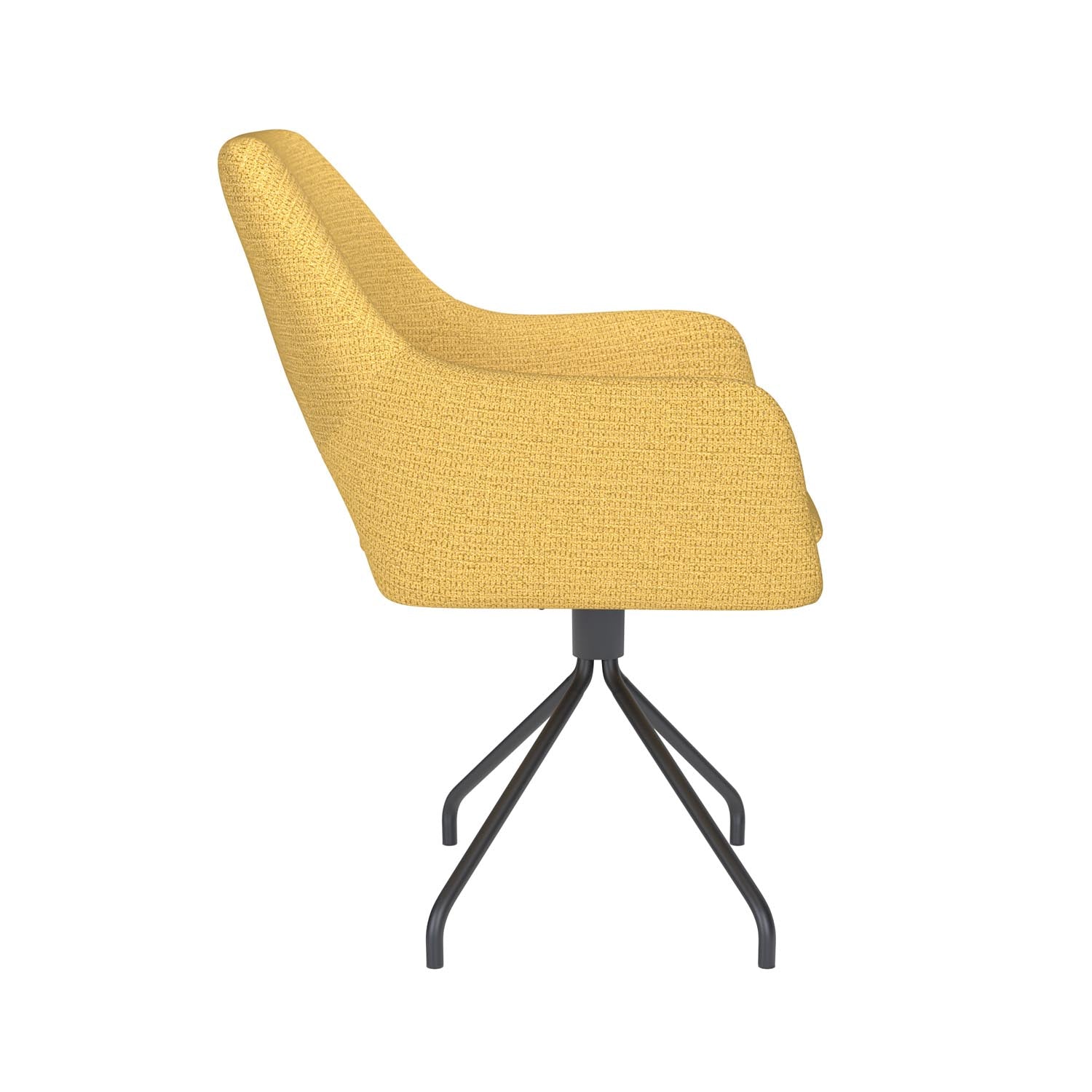 Stuhl Mos Spider Swivel in Ochre präsentiert im Onlineshop von KAQTU Design AG. Stuhl ist von White Label Living