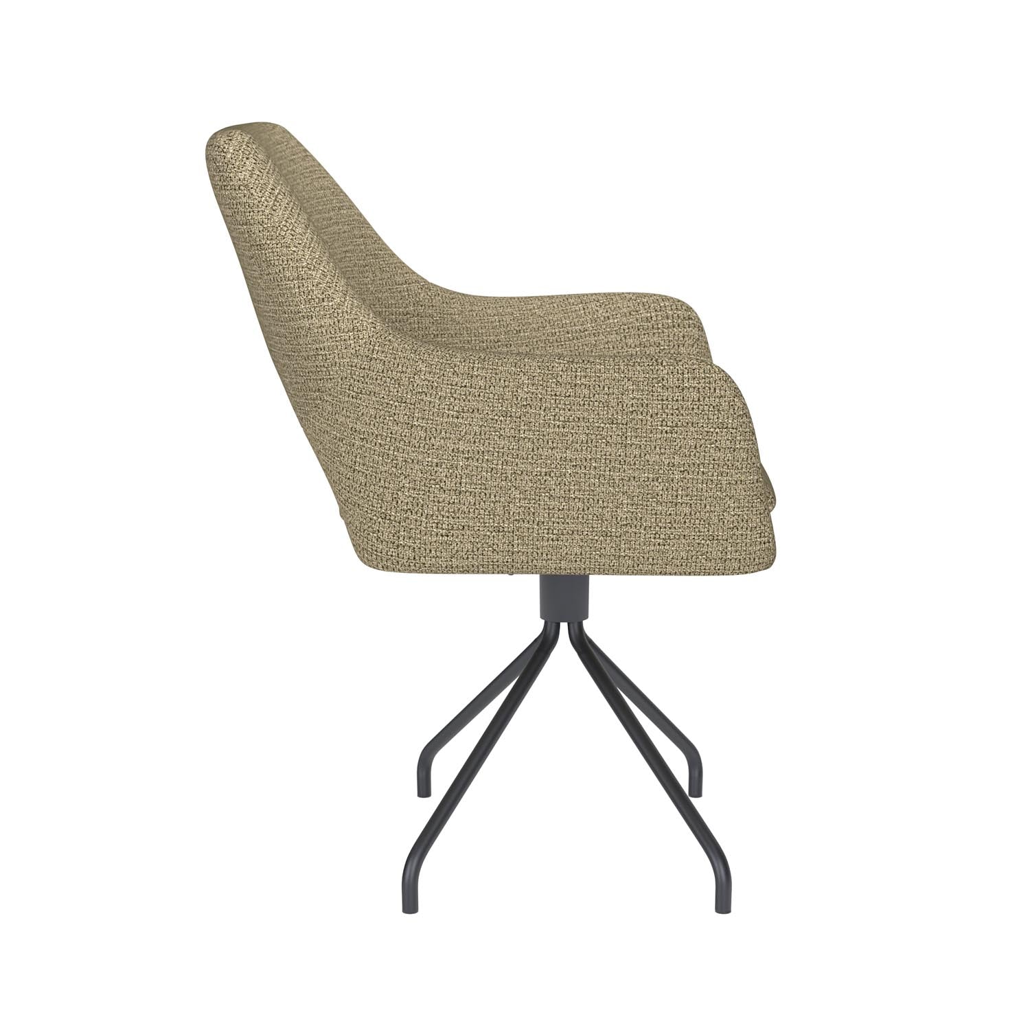 Stuhl Mos Spider Swivel in Grün präsentiert im Onlineshop von KAQTU Design AG. Stuhl ist von White Label Living