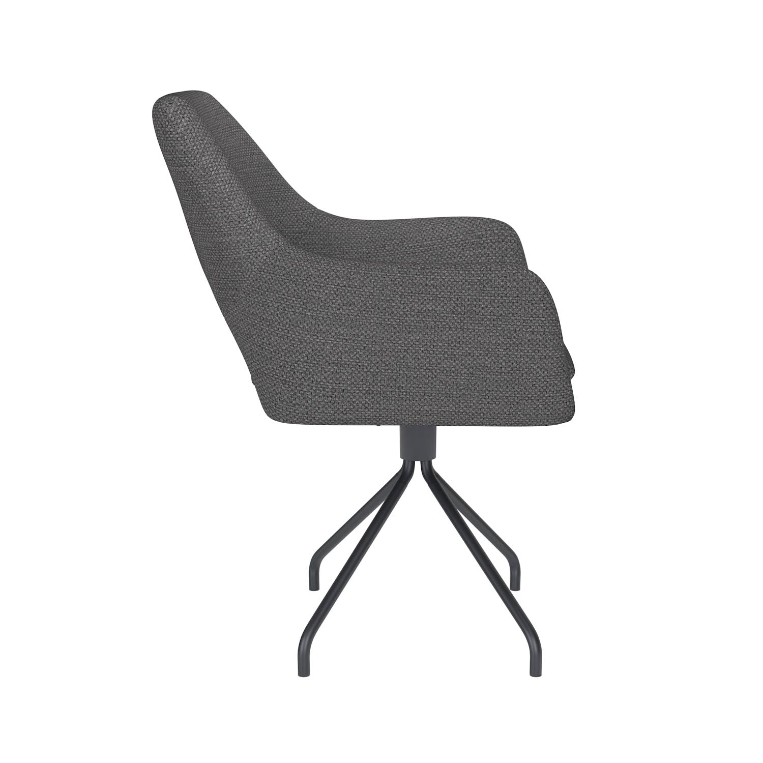 Stuhl Mos Spider Swivel in Grau präsentiert im Onlineshop von KAQTU Design AG. Stuhl ist von White Label Living