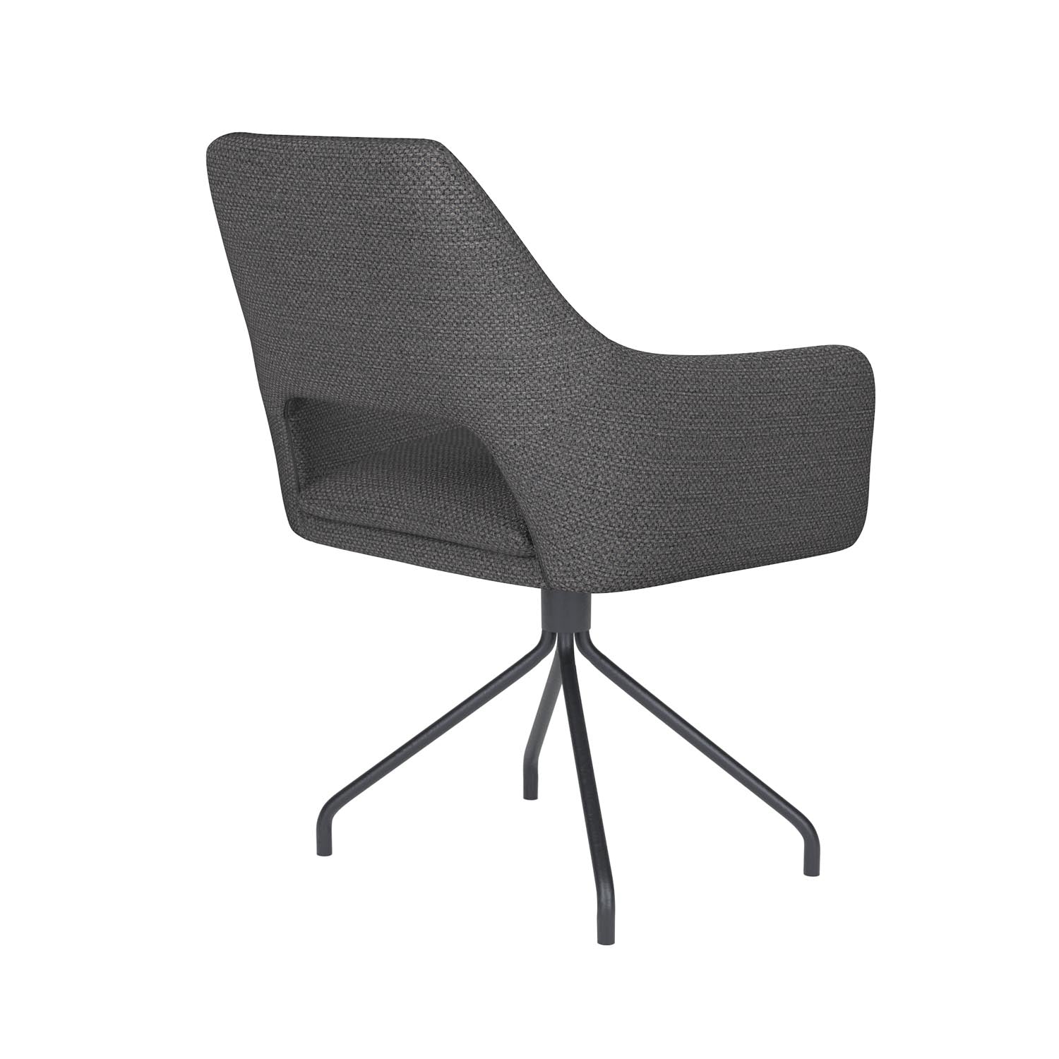 Stuhl Mos Spider Swivel in Grau präsentiert im Onlineshop von KAQTU Design AG. Stuhl ist von White Label Living