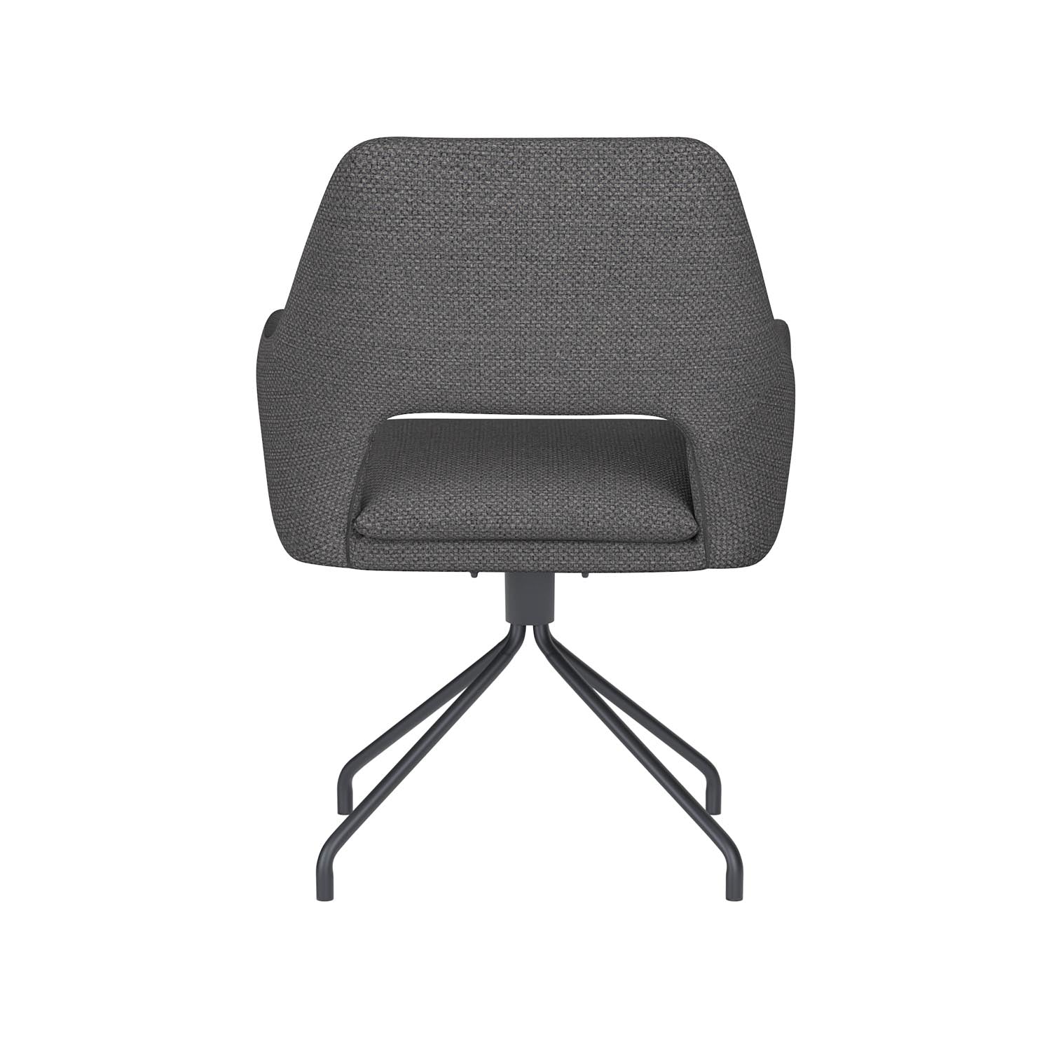 Stuhl Mos Spider Swivel in Grau präsentiert im Onlineshop von KAQTU Design AG. Stuhl ist von White Label Living