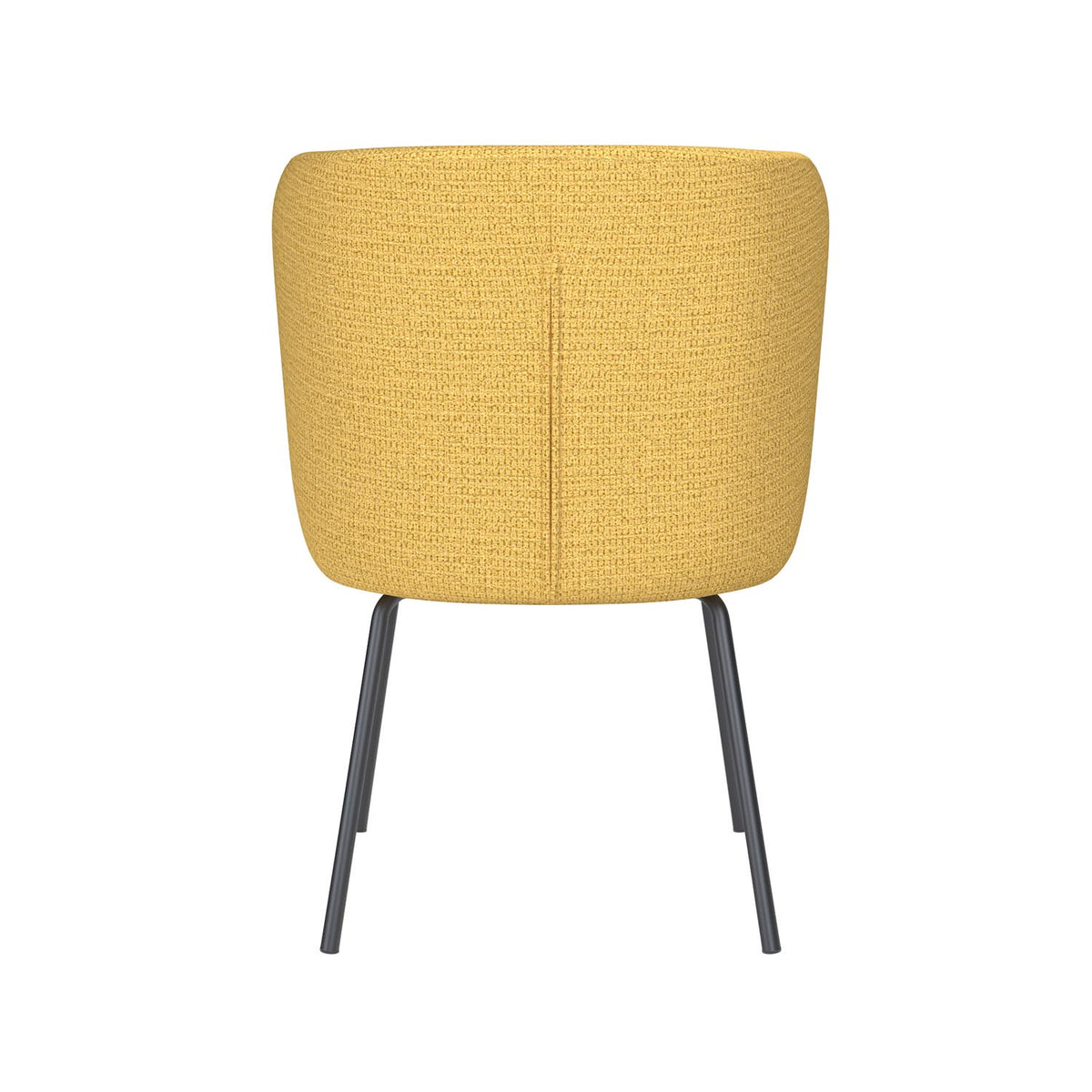 Stuhl Stan 4 Metal Legs in Gelb präsentiert im Onlineshop von KAQTU Design AG. Stuhl ist von White Label Living