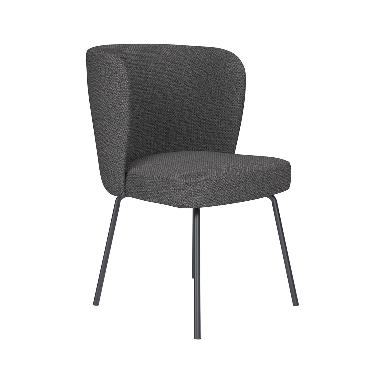 Stuhl Stan 4 Metal Legs in Grau präsentiert im Onlineshop von KAQTU Design AG. Stuhl ist von White Label Living