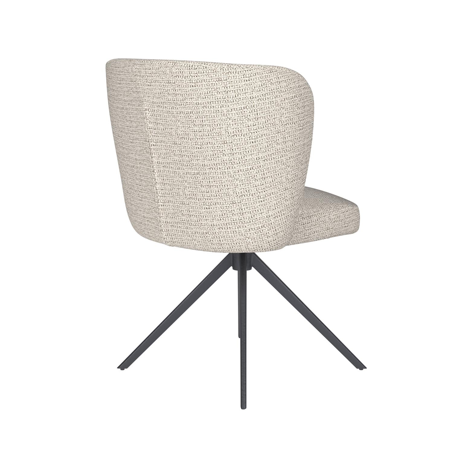 Stuhl Stan Metal Swivel in Off-White präsentiert im Onlineshop von KAQTU Design AG. Stuhl ist von White Label Living