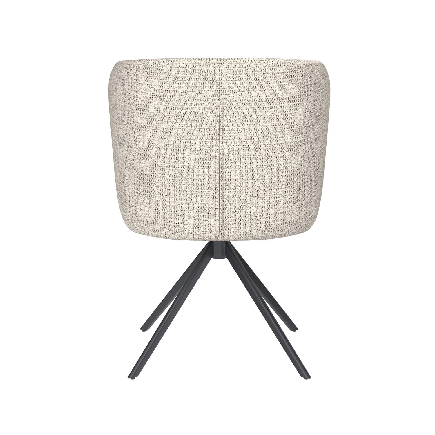 Stuhl Stan Metal Swivel in Off-White präsentiert im Onlineshop von KAQTU Design AG. Stuhl ist von White Label Living