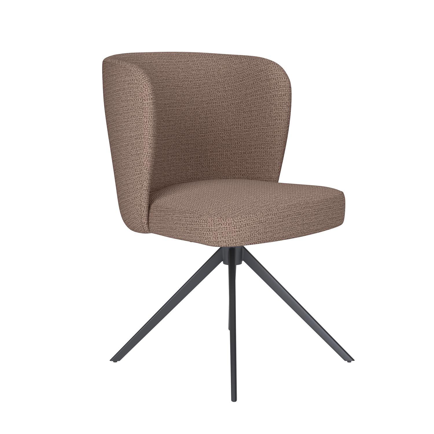 Stuhl Stan Metal Swivel in Taupe präsentiert im Onlineshop von KAQTU Design AG. Stuhl ist von White Label Living