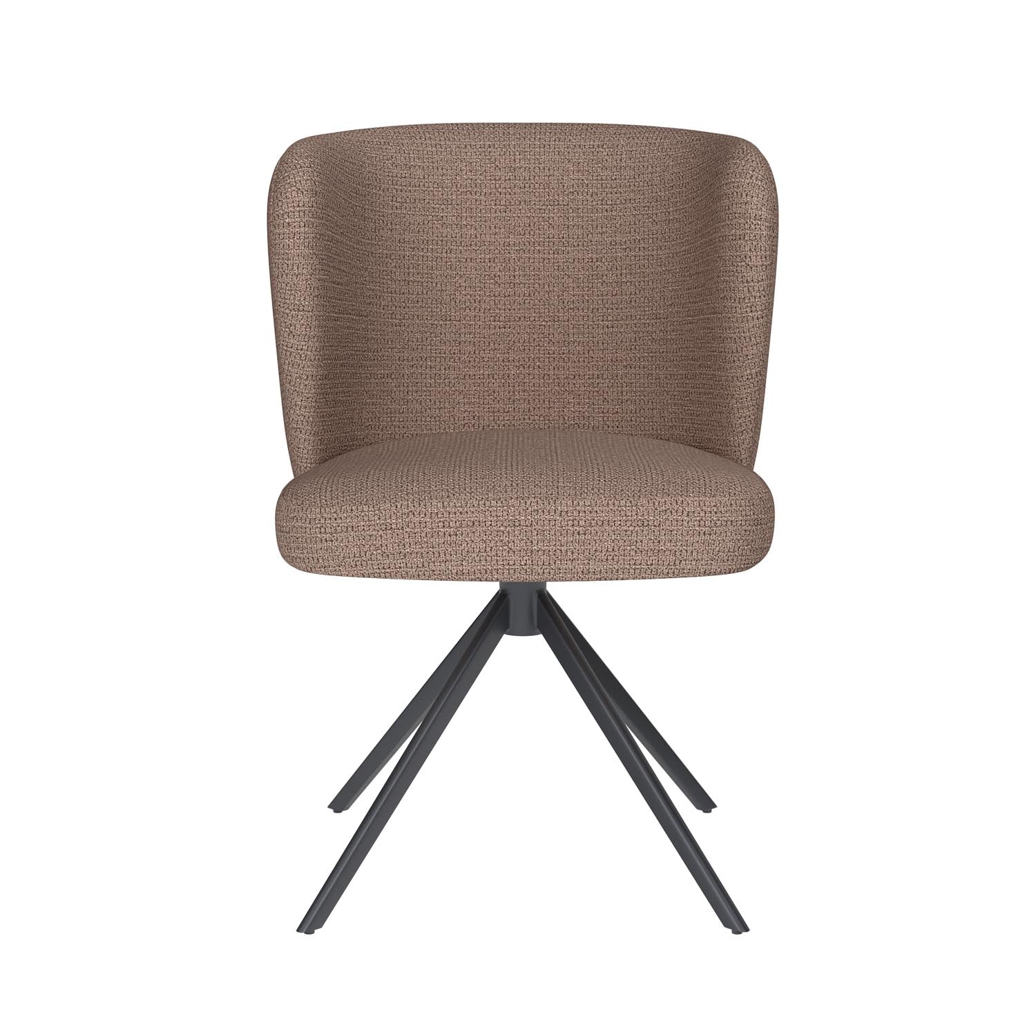 Stuhl Stan Metal Swivel in Taupe präsentiert im Onlineshop von KAQTU Design AG. Stuhl ist von White Label Living