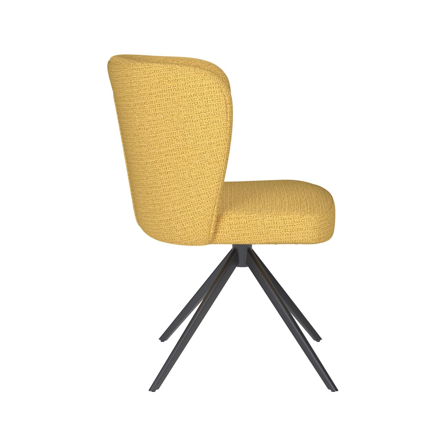 Stuhl Stan Metal Swivel in Ochre präsentiert im Onlineshop von KAQTU Design AG. Stuhl ist von White Label Living