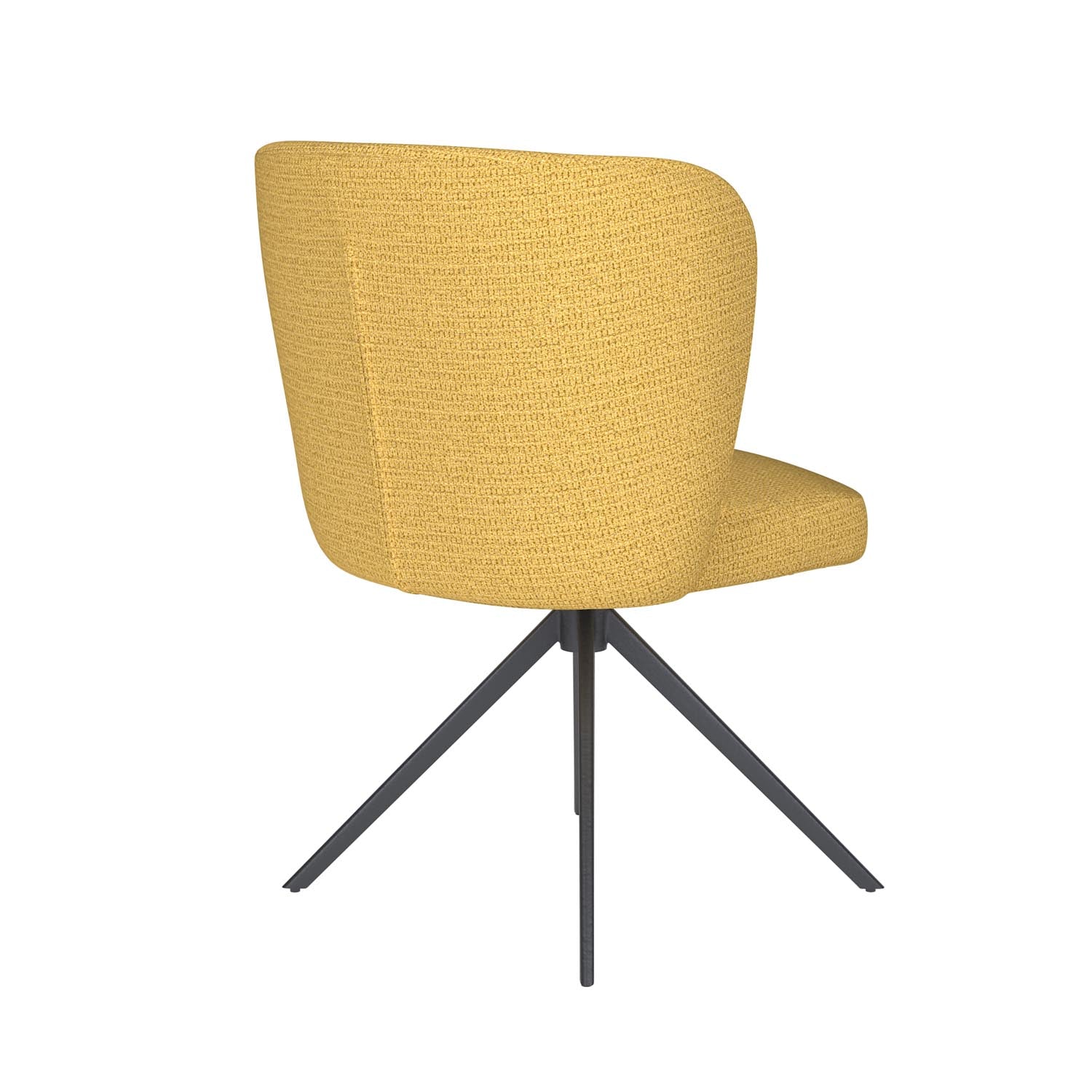 Stuhl Stan Metal Swivel in Ochre präsentiert im Onlineshop von KAQTU Design AG. Stuhl ist von White Label Living