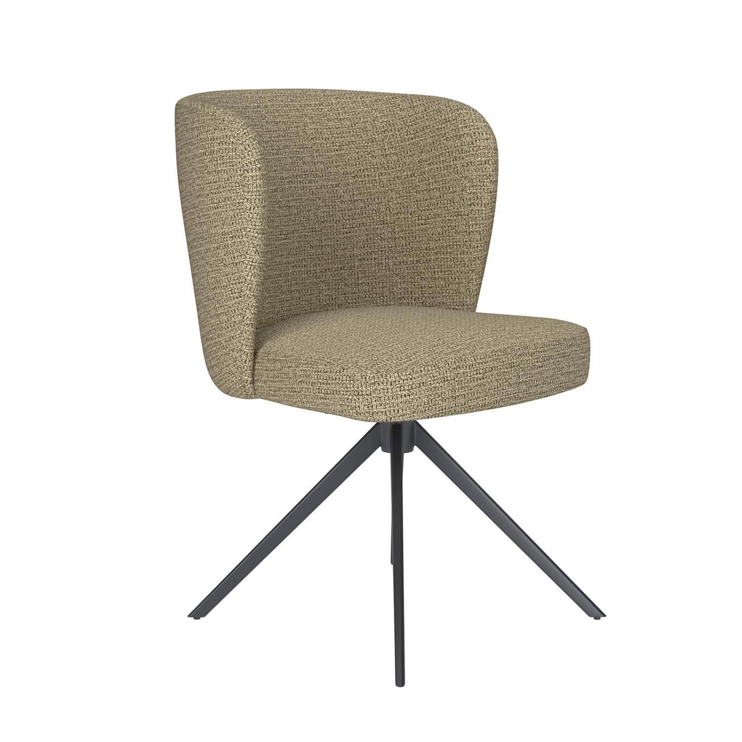Stuhl Stan Metal Swivel in Grün präsentiert im Onlineshop von KAQTU Design AG. Stuhl ist von White Label Living