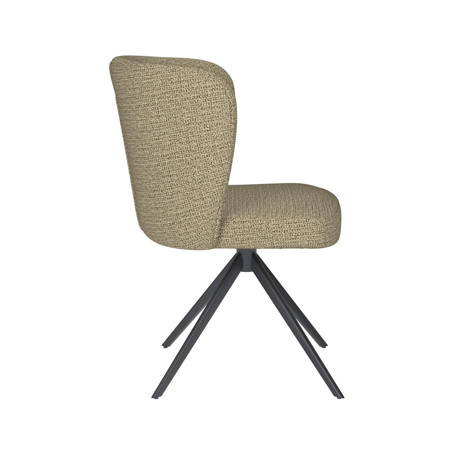 Stuhl Stan Metal Swivel in Grün präsentiert im Onlineshop von KAQTU Design AG. Stuhl ist von White Label Living