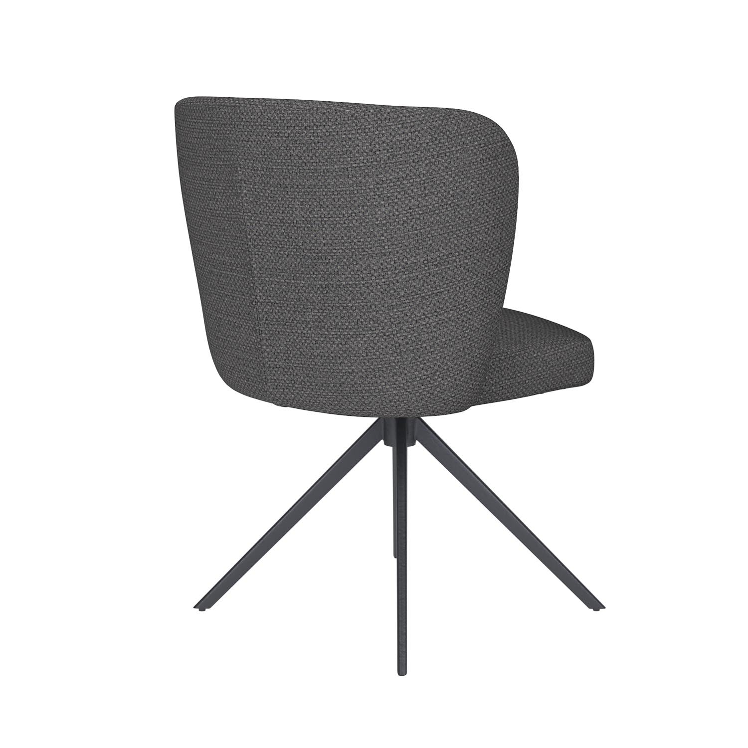 Stuhl Stan Metal Swivel in Grau präsentiert im Onlineshop von KAQTU Design AG. Stuhl ist von White Label Living