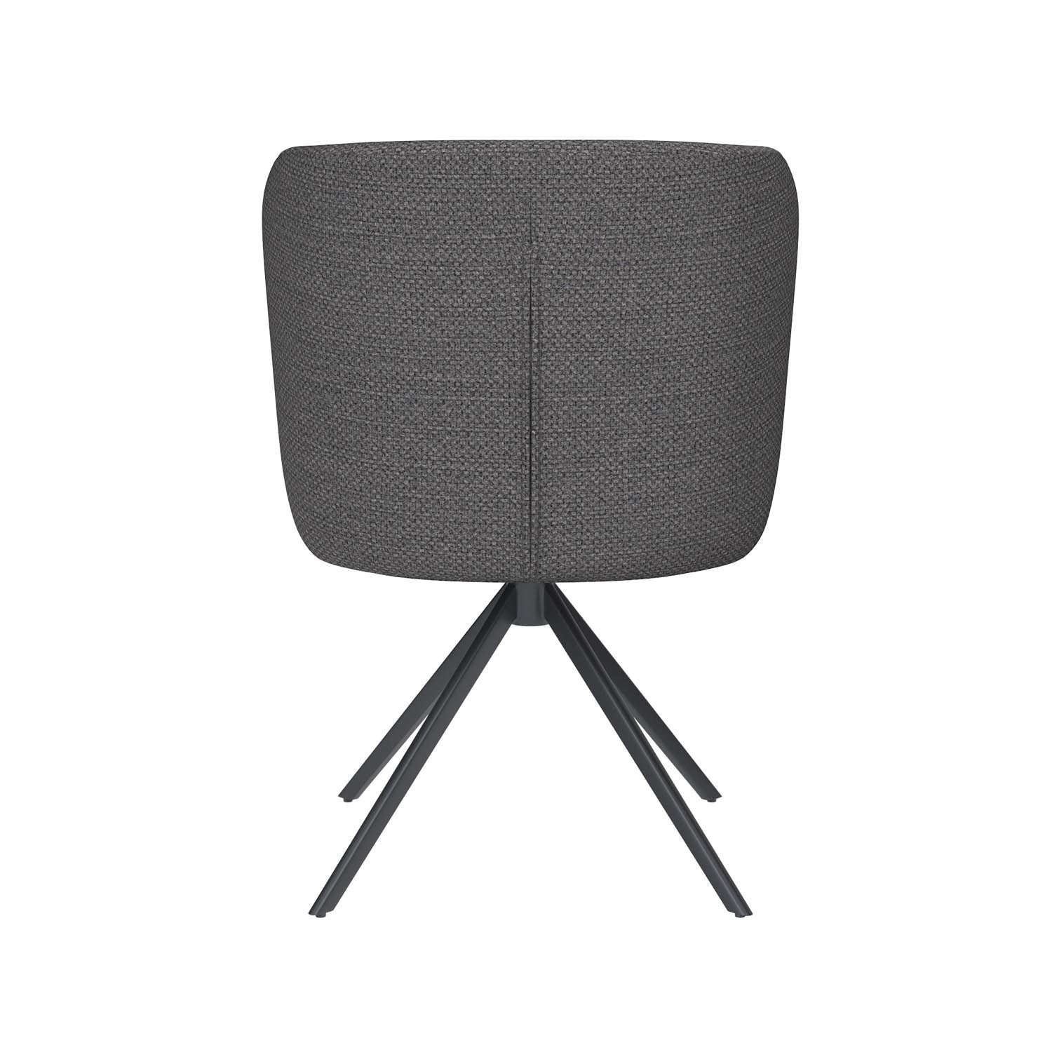 Stuhl Stan Metal Swivel in Grau präsentiert im Onlineshop von KAQTU Design AG. Stuhl ist von White Label Living