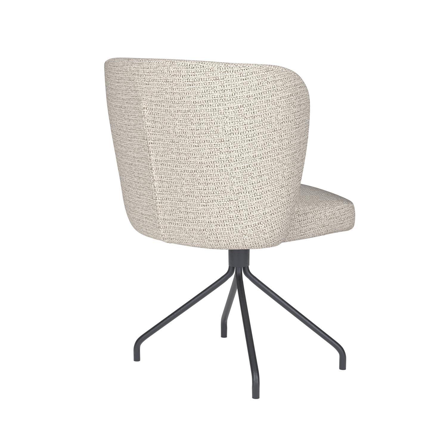 Stuhl Stan Spider Swivel in Off-White präsentiert im Onlineshop von KAQTU Design AG. Stuhl ist von White Label Living