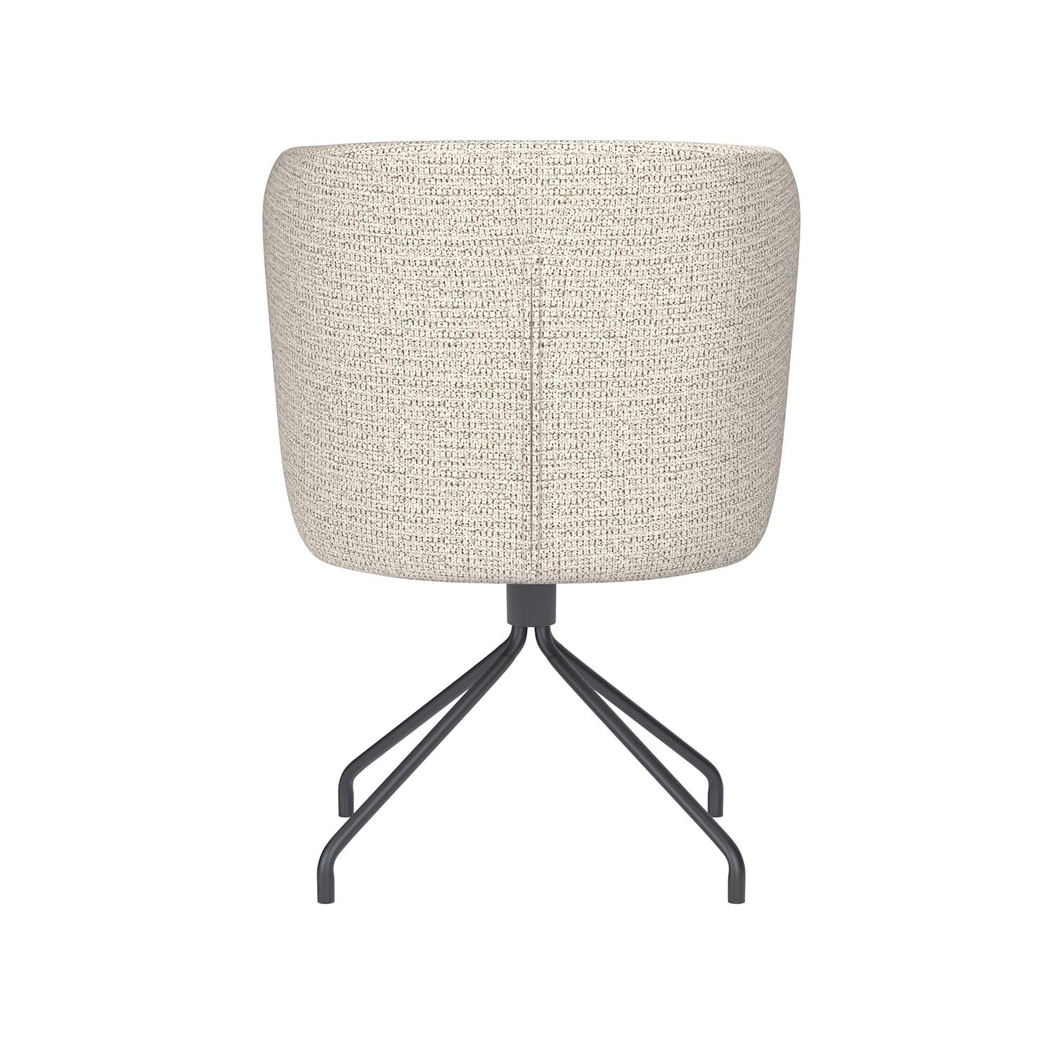 Stuhl Stan Spider Swivel in Off-White präsentiert im Onlineshop von KAQTU Design AG. Stuhl ist von White Label Living