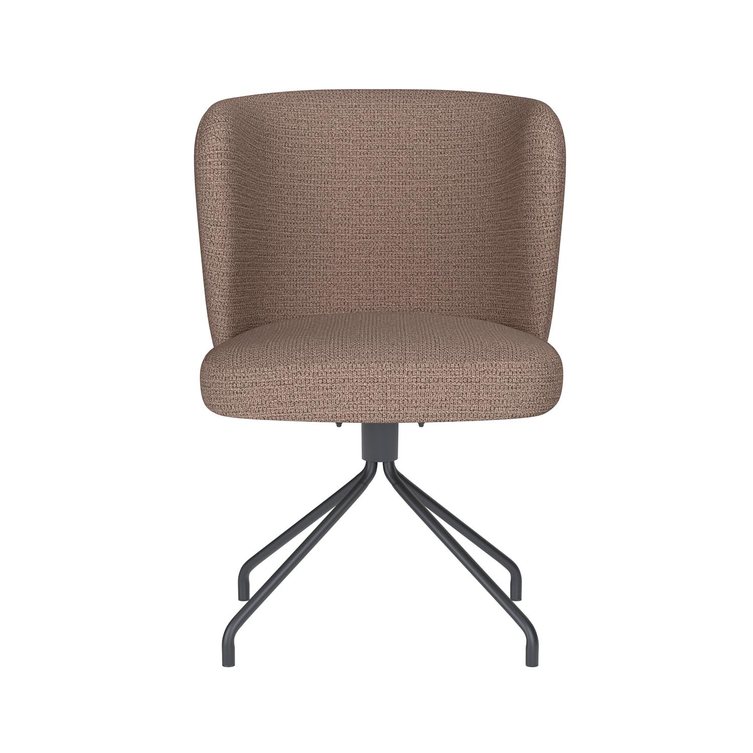 Stuhl Stan Spider Swivel in Taupe präsentiert im Onlineshop von KAQTU Design AG. Stuhl ist von White Label Living