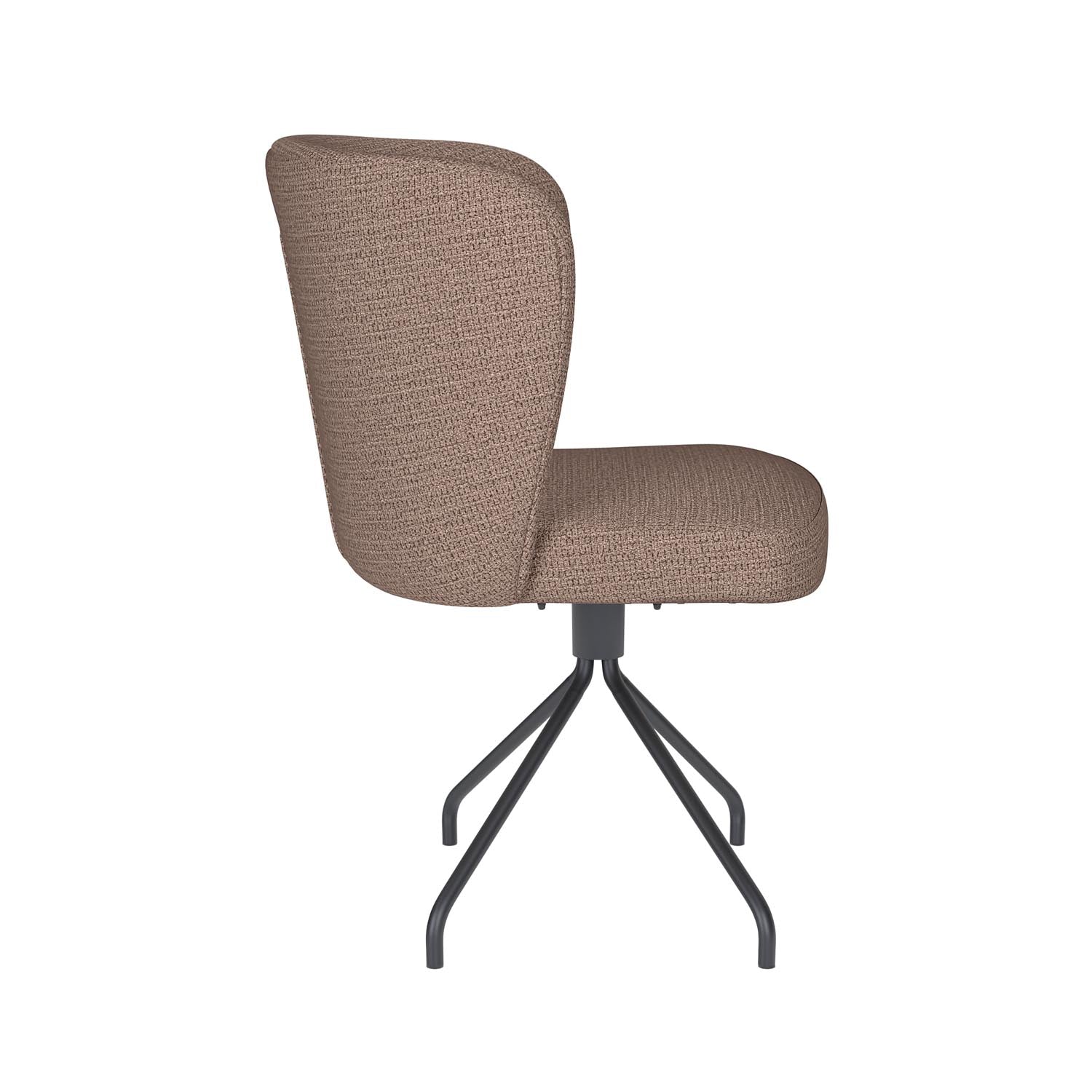 Stuhl Stan Spider Swivel in Taupe präsentiert im Onlineshop von KAQTU Design AG. Stuhl ist von White Label Living