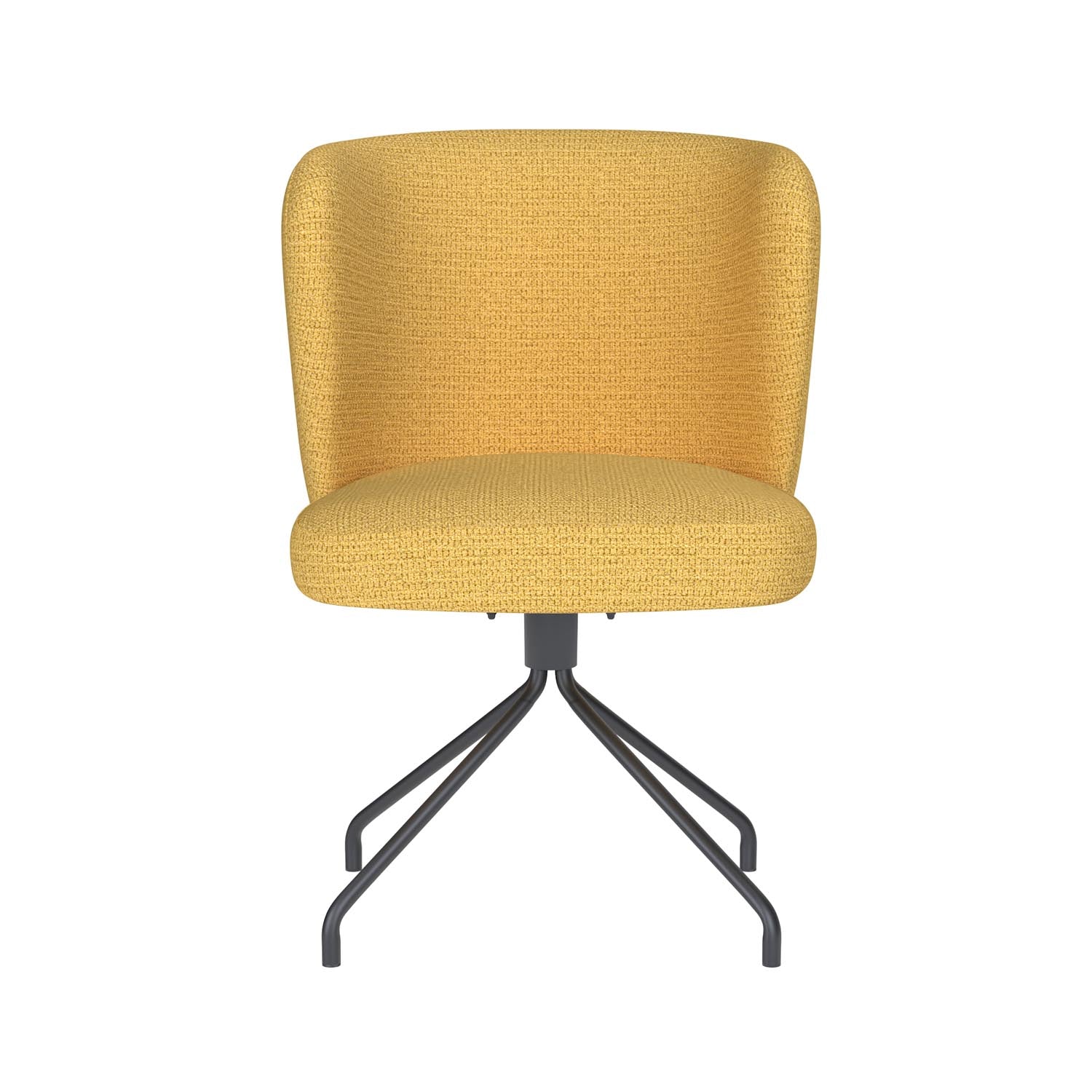 Stuhl Stan Spider Swivel in Ochre präsentiert im Onlineshop von KAQTU Design AG. Stuhl ist von White Label Living