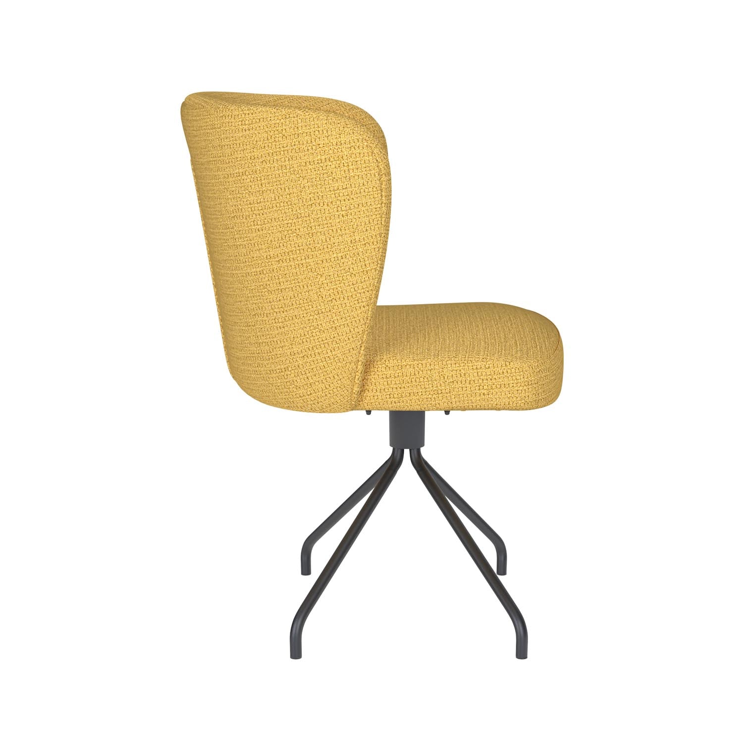 Stuhl Stan Spider Swivel in Ochre präsentiert im Onlineshop von KAQTU Design AG. Stuhl ist von White Label Living