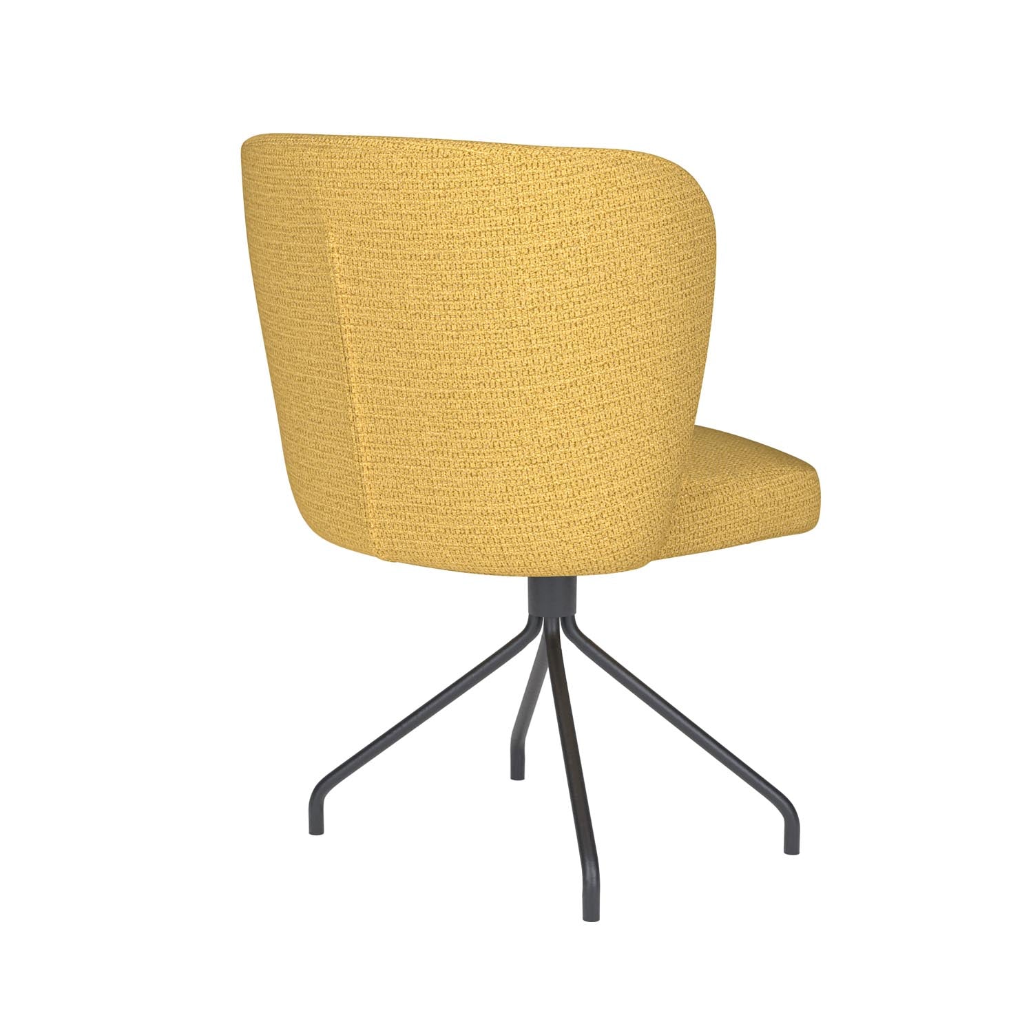 Stuhl Stan Spider Swivel in Ochre präsentiert im Onlineshop von KAQTU Design AG. Stuhl ist von White Label Living