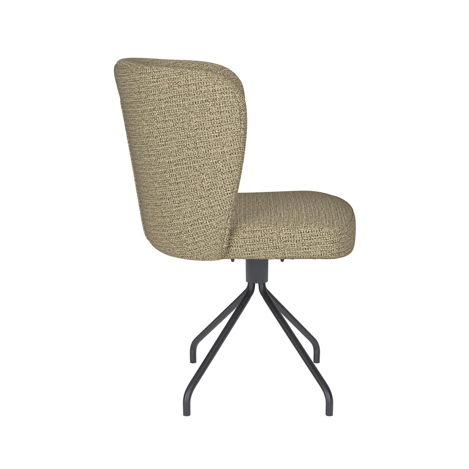 Stuhl Stan Spider Swivel in Grün präsentiert im Onlineshop von KAQTU Design AG. Stuhl ist von White Label Living