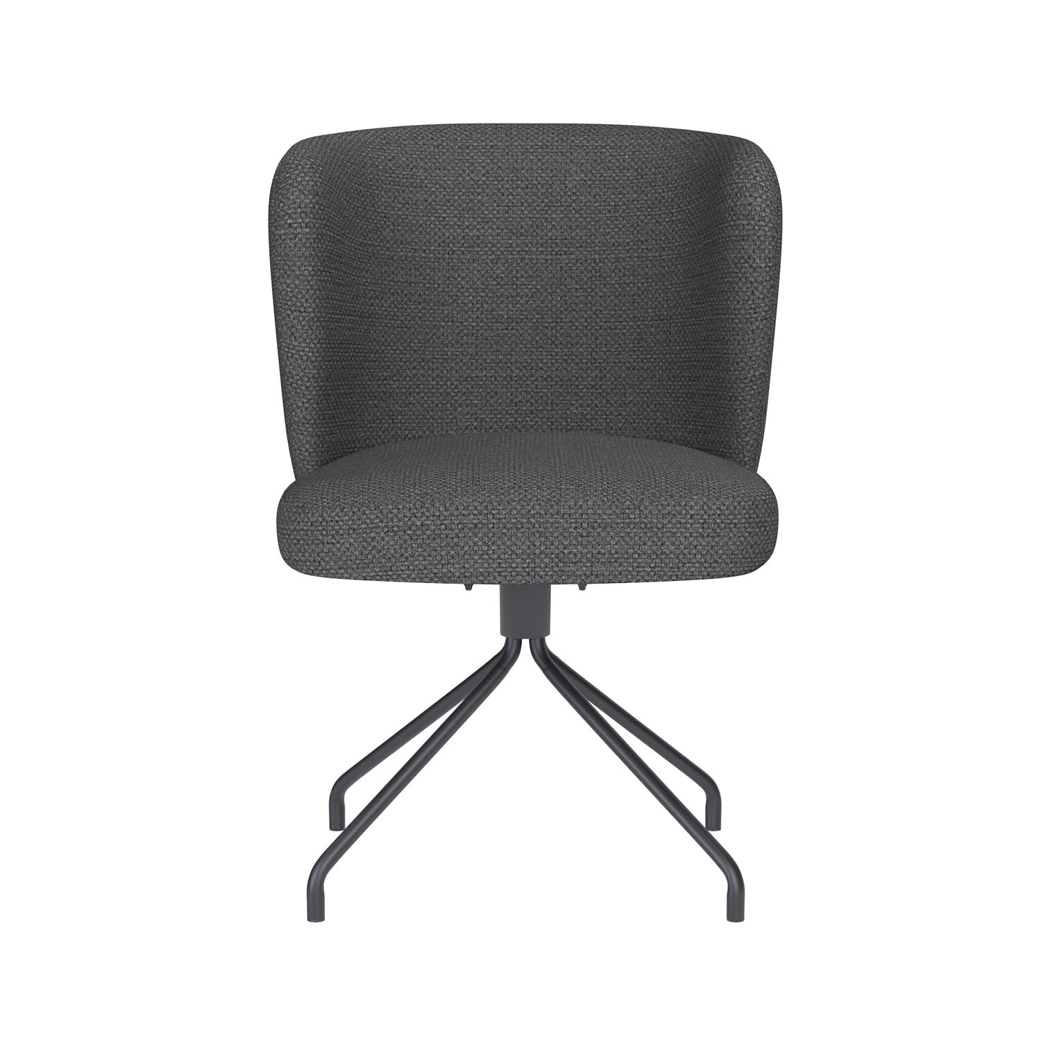 Stuhl Stan Spider Swivel in Grau präsentiert im Onlineshop von KAQTU Design AG. Stuhl ist von White Label Living