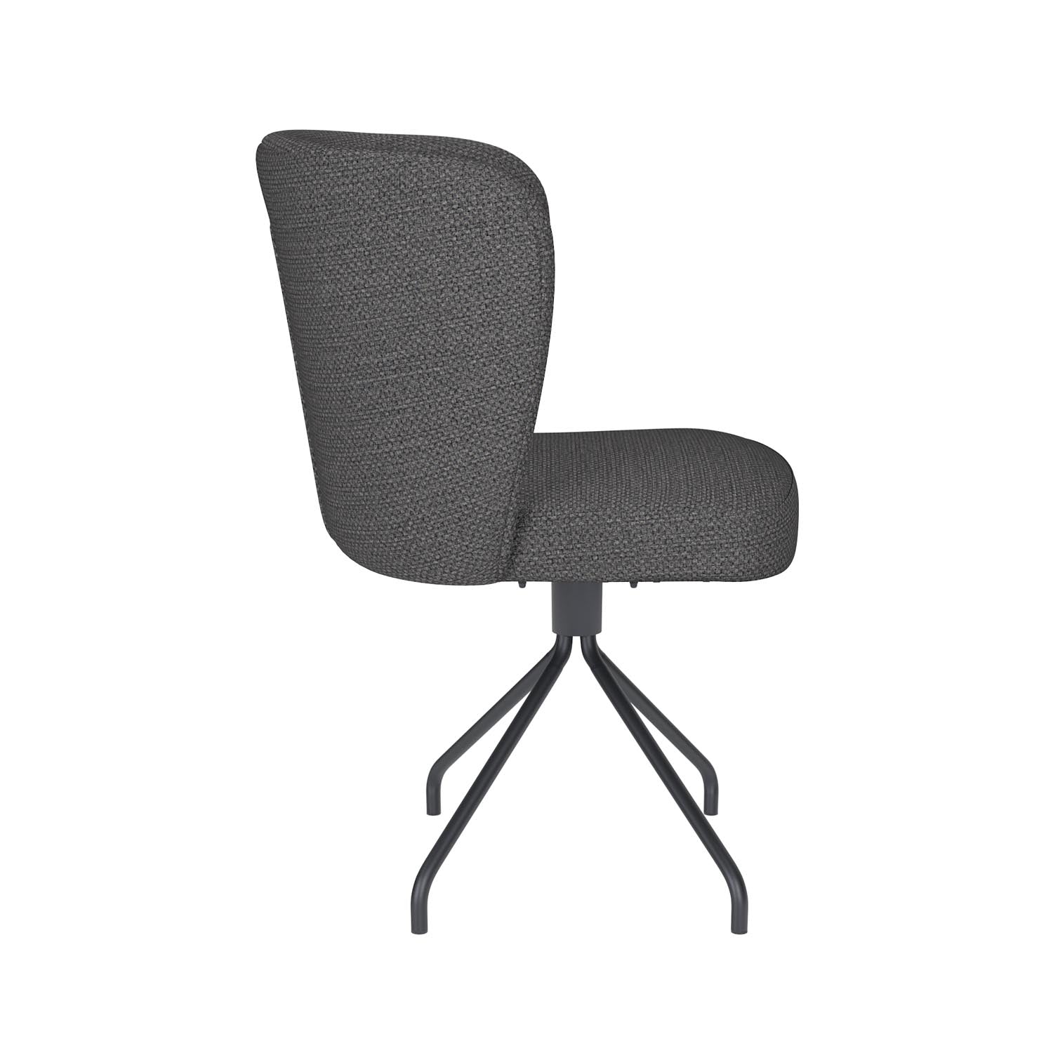 Stuhl Stan Spider Swivel in Grau präsentiert im Onlineshop von KAQTU Design AG. Stuhl ist von White Label Living