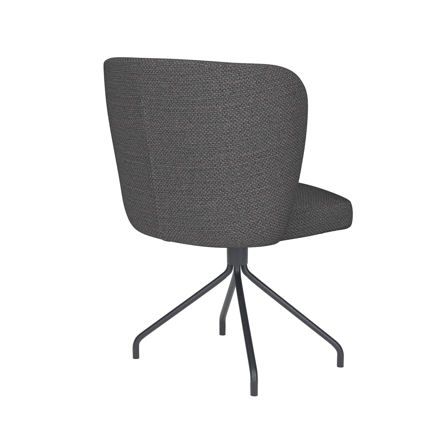 Stuhl Stan Spider Swivel in Grau präsentiert im Onlineshop von KAQTU Design AG. Stuhl ist von White Label Living