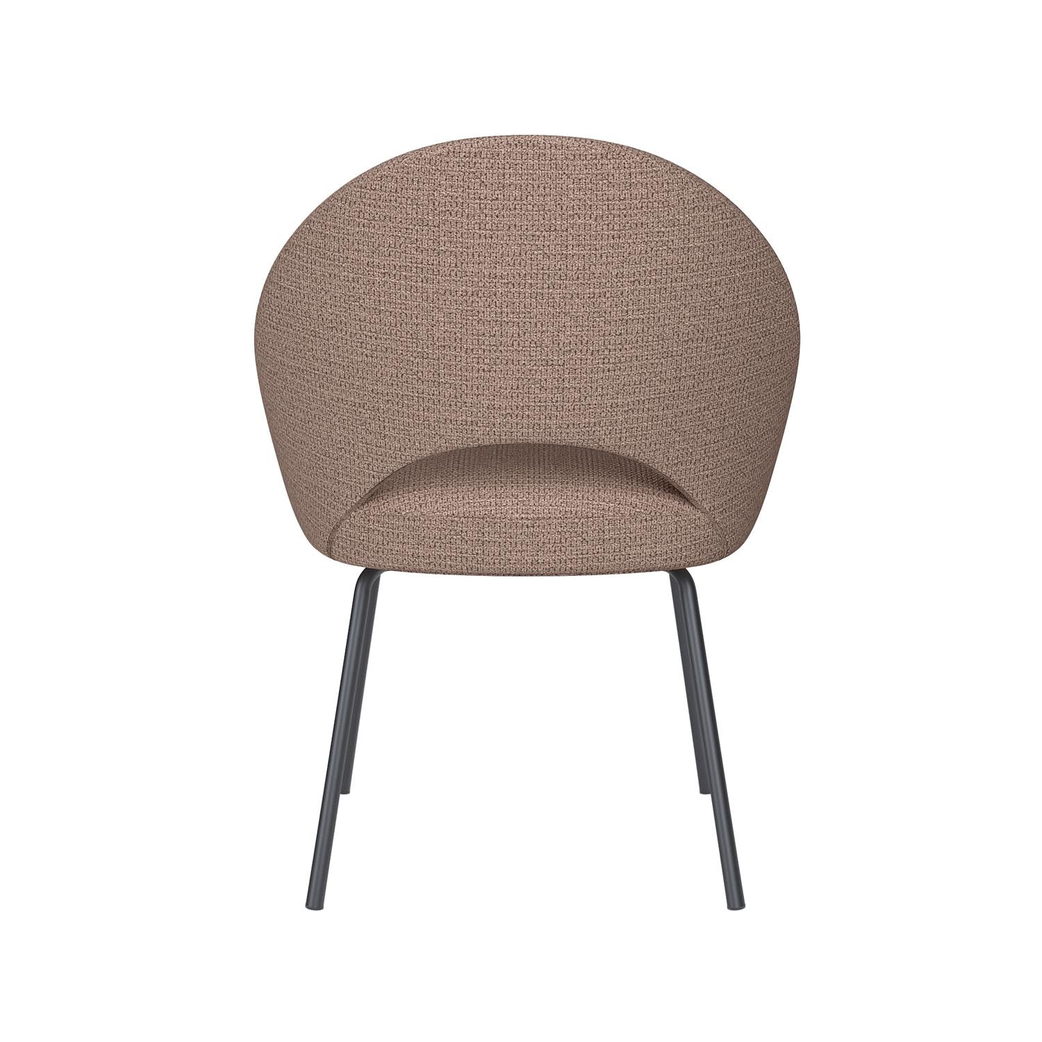 Stuhl Mick 4 Metal Legs in Taupe präsentiert im Onlineshop von KAQTU Design AG. Stuhl ist von White Label Living