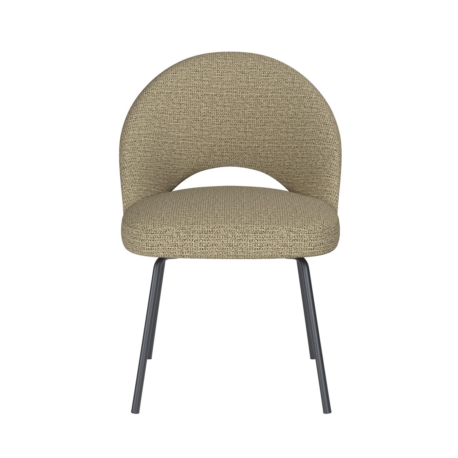 Stuhl Mick 4 Metal Legs in Grün präsentiert im Onlineshop von KAQTU Design AG. Stuhl ist von White Label Living