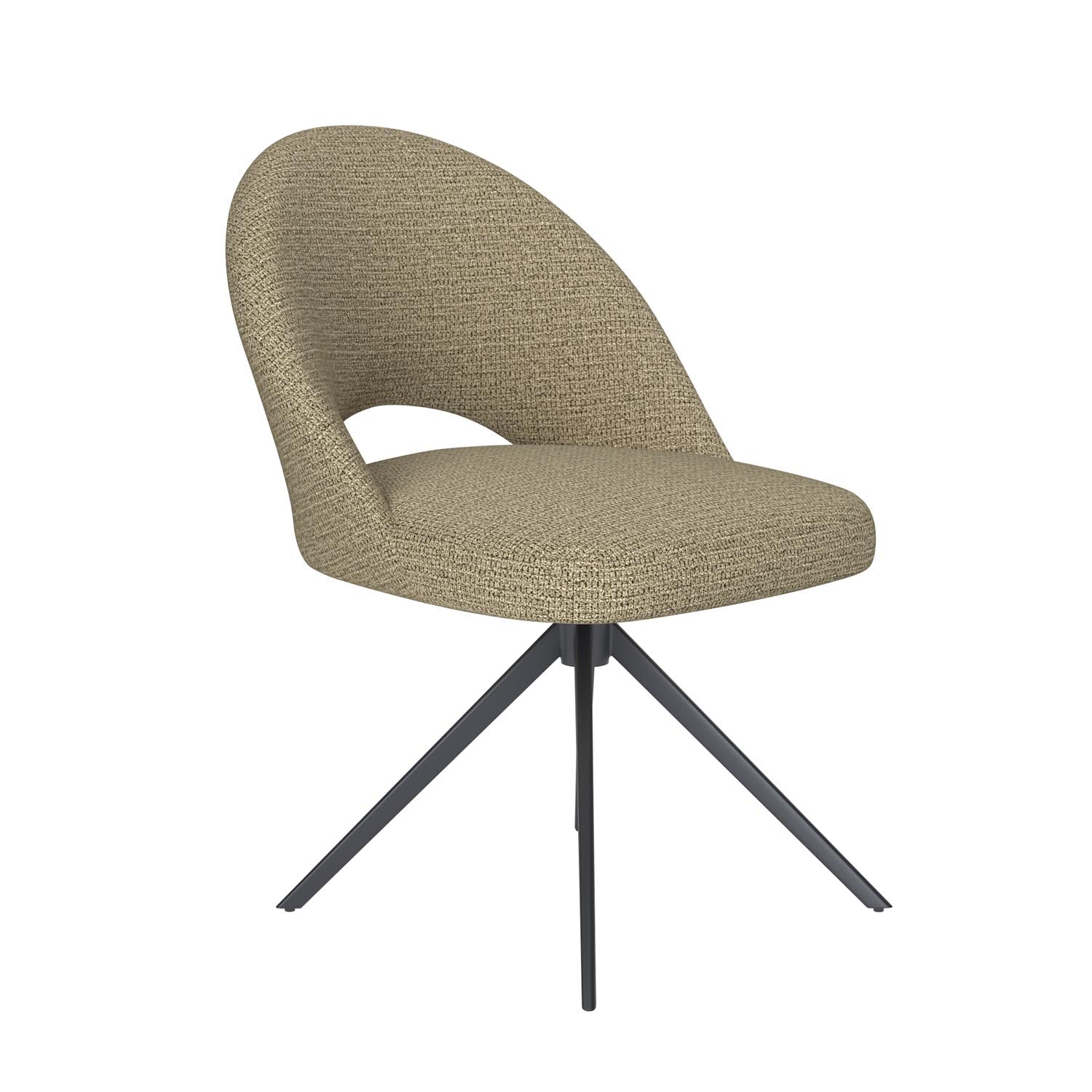 Stuhl Mick Metal Swivel in Grün präsentiert im Onlineshop von KAQTU Design AG. Stuhl ist von White Label Living
