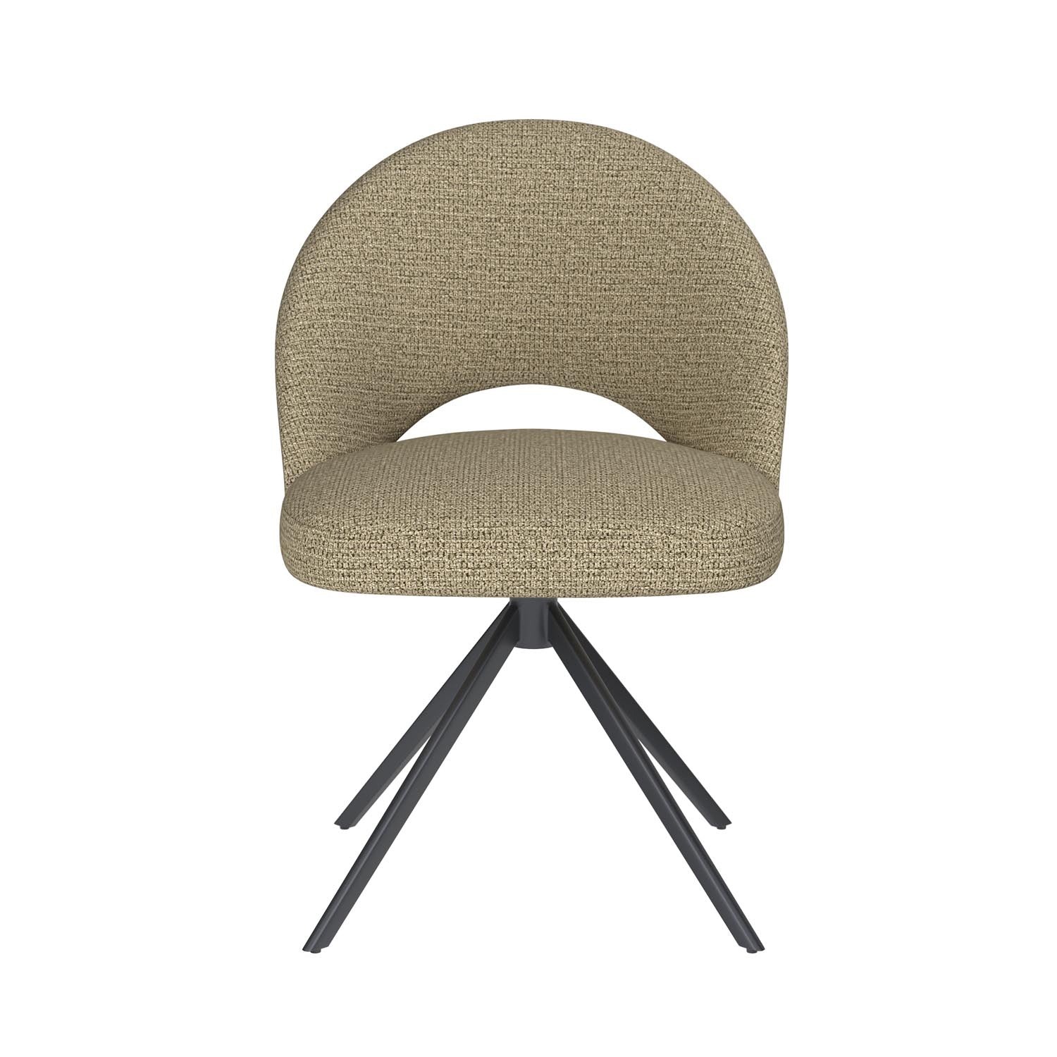 Stuhl Mick Metal Swivel in Grün präsentiert im Onlineshop von KAQTU Design AG. Stuhl ist von White Label Living