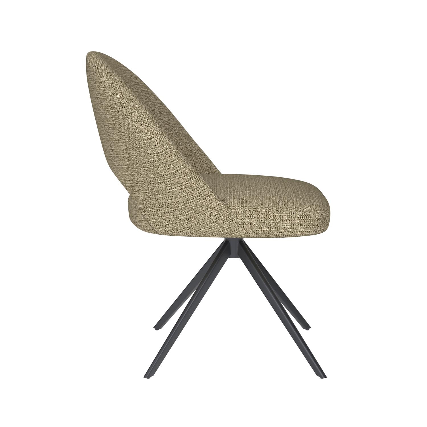 Stuhl Mick Metal Swivel in Grün präsentiert im Onlineshop von KAQTU Design AG. Stuhl ist von White Label Living
