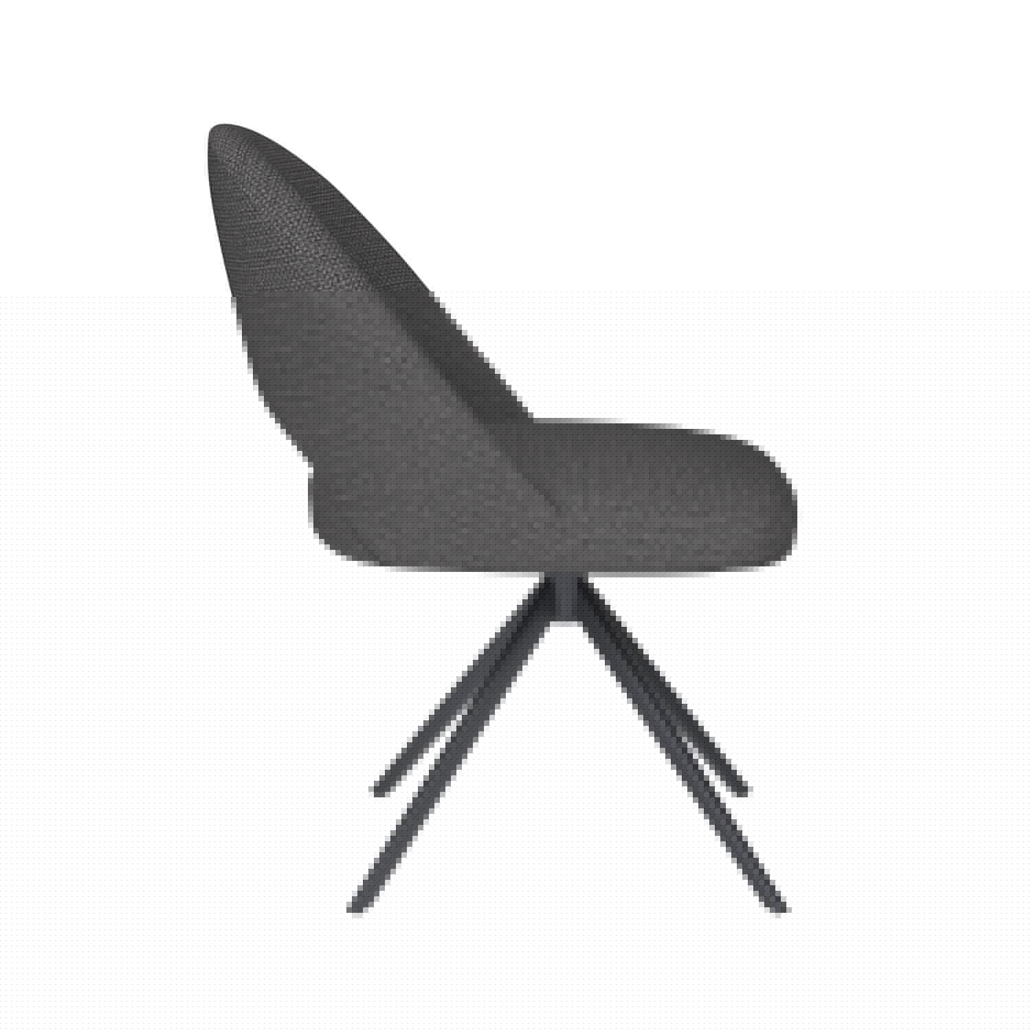Stuhl Mick Metal Swivel in Grau präsentiert im Onlineshop von KAQTU Design AG. Stuhl ist von White Label Living