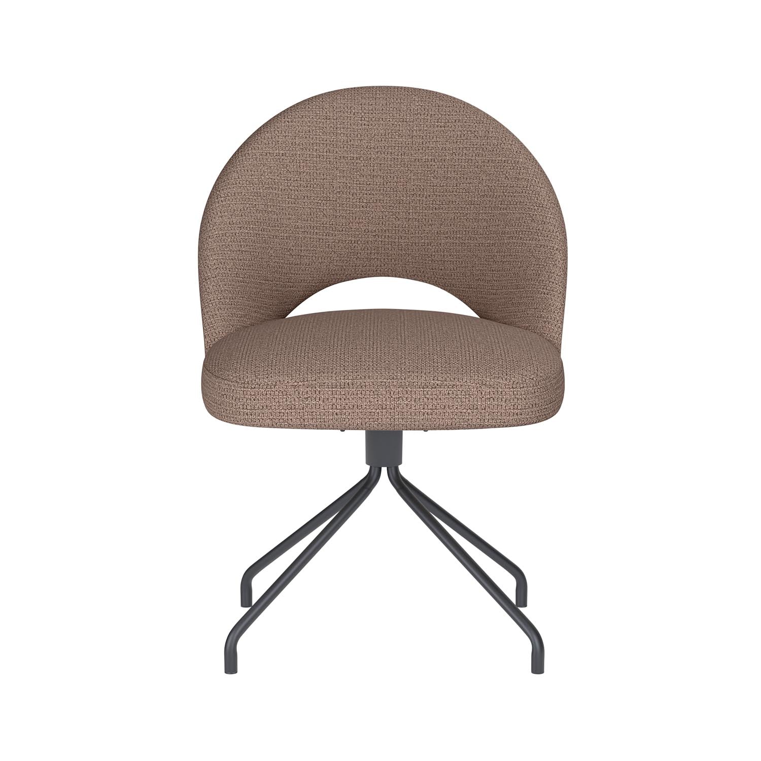 Stuhl Mick Spider Swivel in Taupe präsentiert im Onlineshop von KAQTU Design AG. Stuhl ist von White Label Living