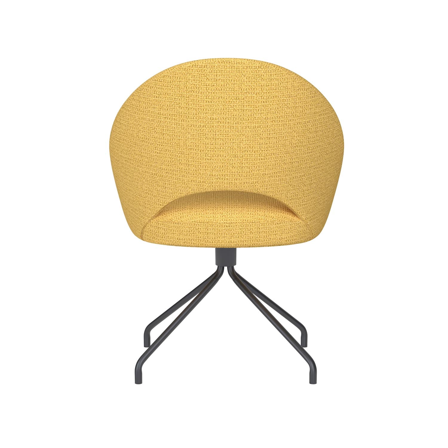 Stuhl Mick Spider Swivel in Ochre präsentiert im Onlineshop von KAQTU Design AG. Stuhl ist von White Label Living