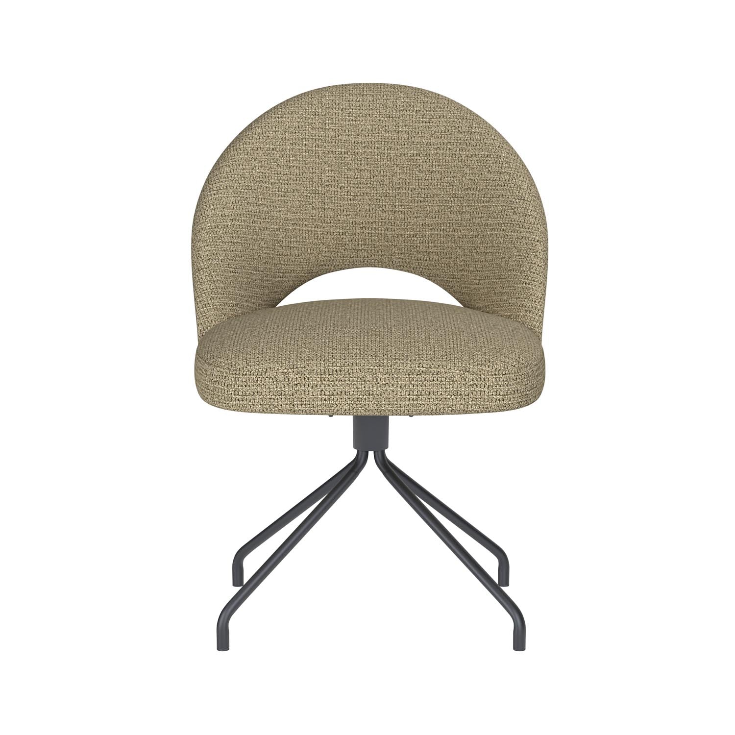 Stuhl Mick Spider Swivel in Grün präsentiert im Onlineshop von KAQTU Design AG. Stuhl ist von White Label Living