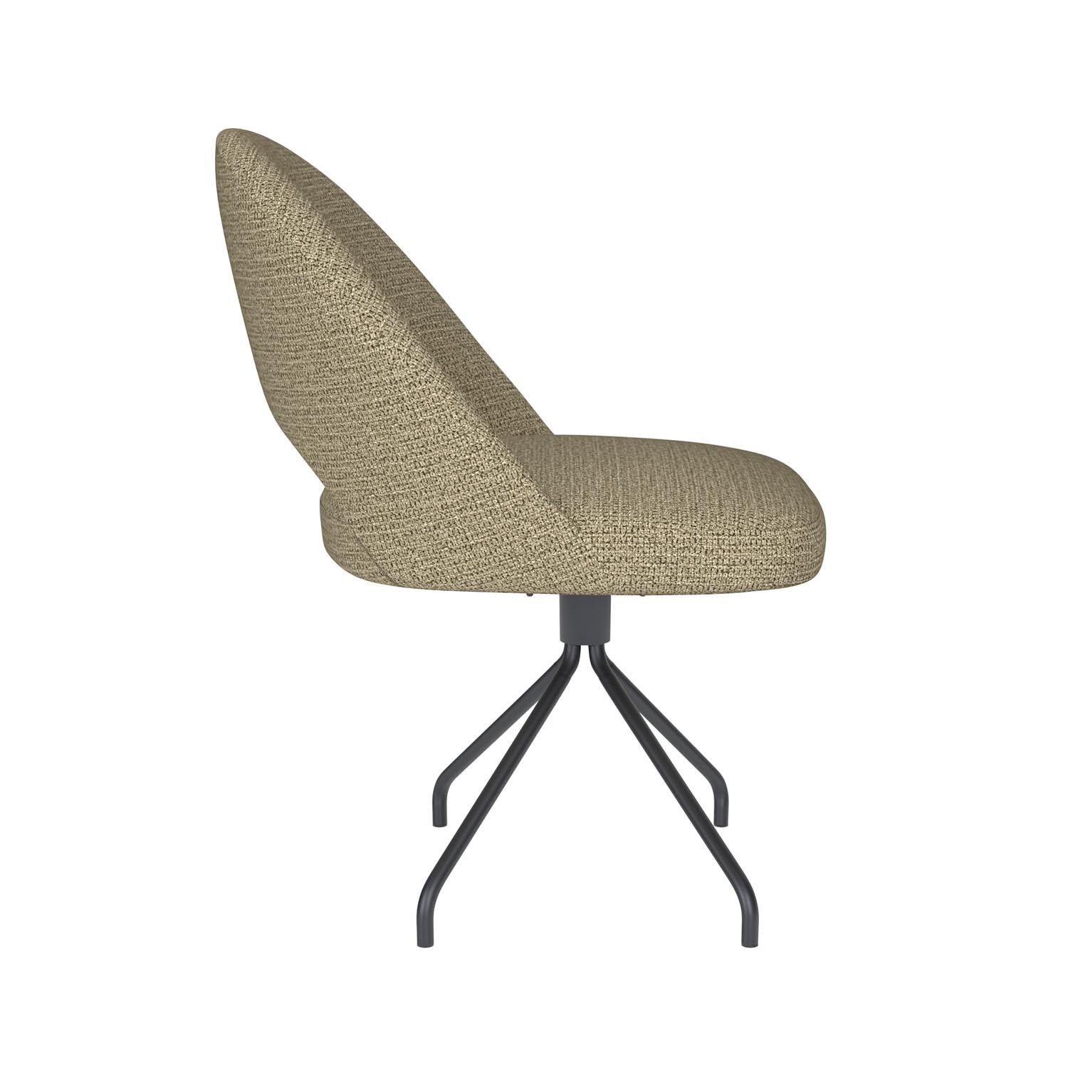Stuhl Mick Spider Swivel in Grün präsentiert im Onlineshop von KAQTU Design AG. Stuhl ist von White Label Living