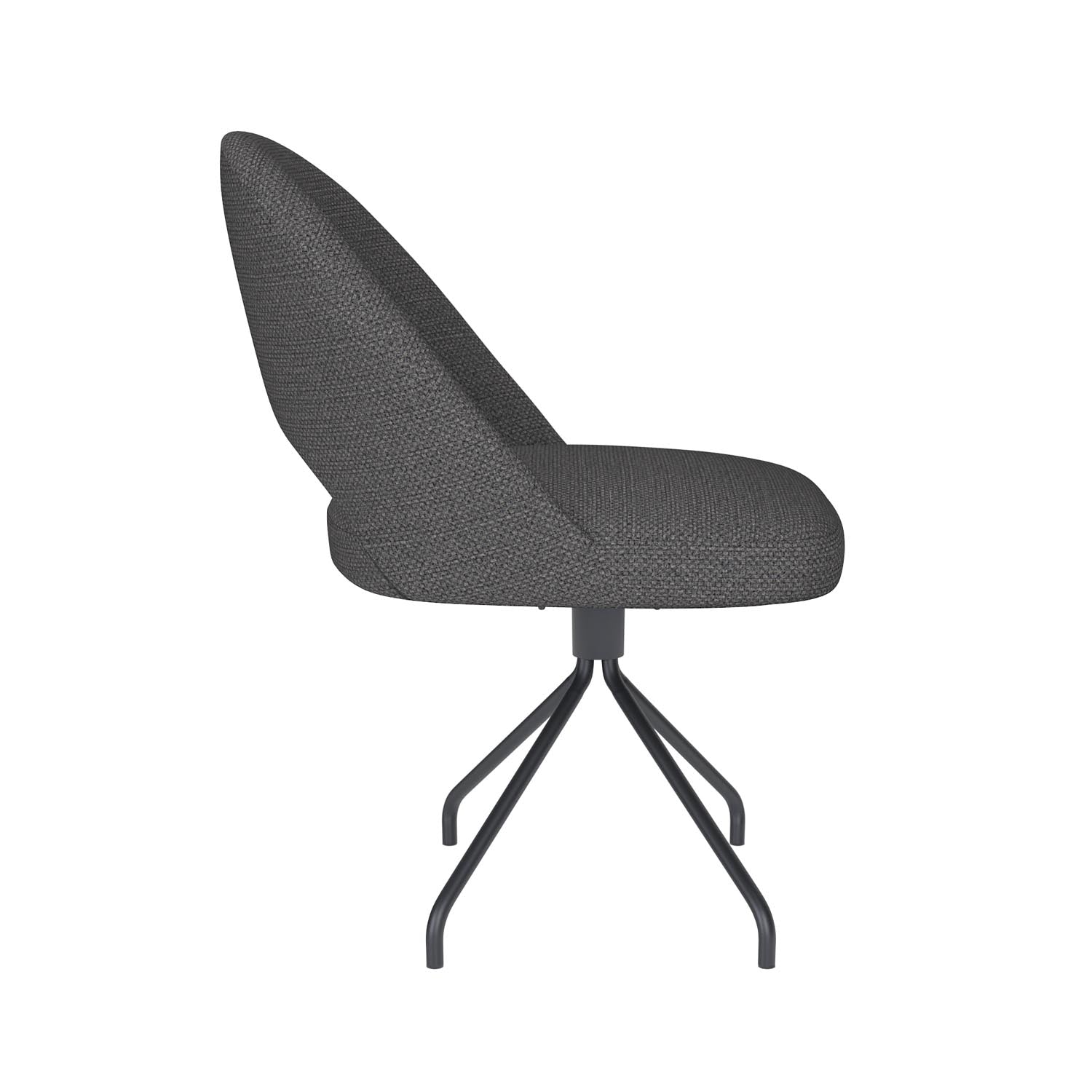 Stuhl Mick Spider Swivel in Grau präsentiert im Onlineshop von KAQTU Design AG. Stuhl ist von White Label Living