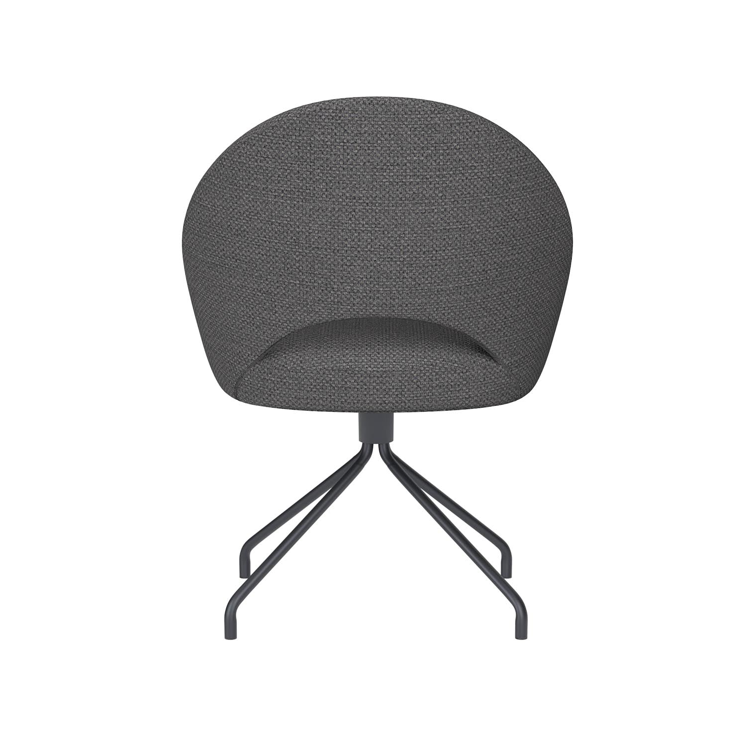Stuhl Mick Spider Swivel in Grau präsentiert im Onlineshop von KAQTU Design AG. Stuhl ist von White Label Living