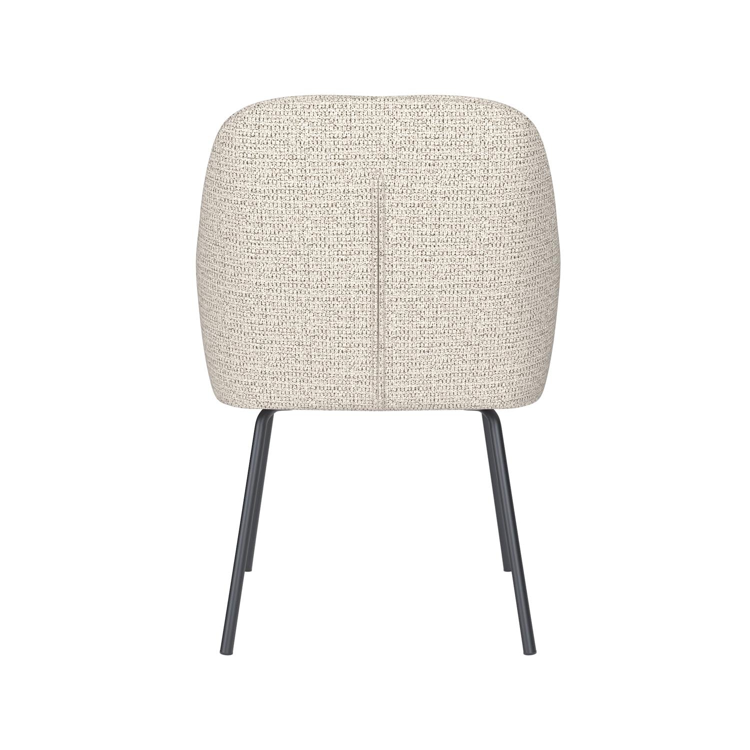 Stuhl Otis 4 Metal Legs in Off-White präsentiert im Onlineshop von KAQTU Design AG. Stuhl ist von White Label Living