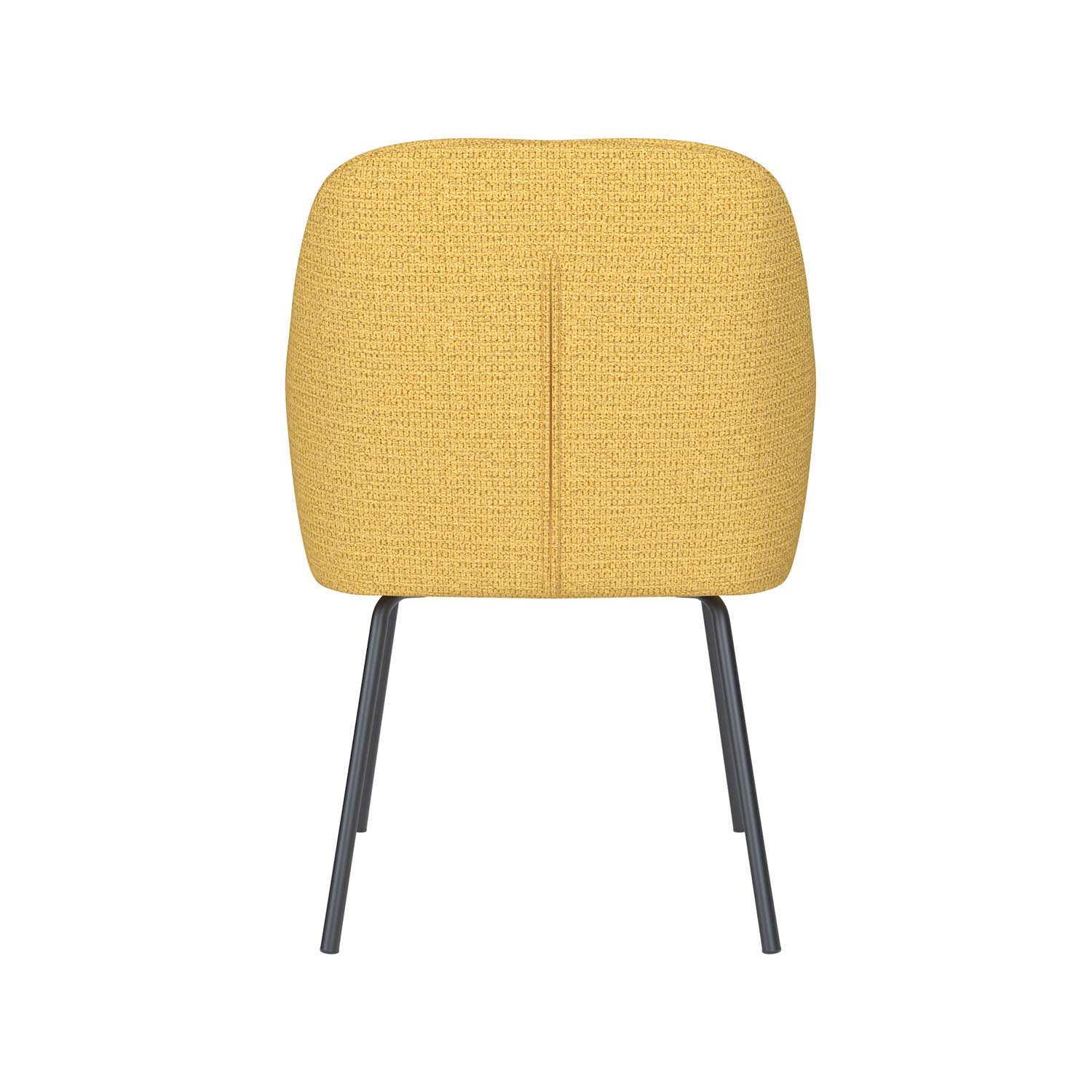 Stuhl Otis 4 Metal Legs in Ochre präsentiert im Onlineshop von KAQTU Design AG. Stuhl ist von White Label Living