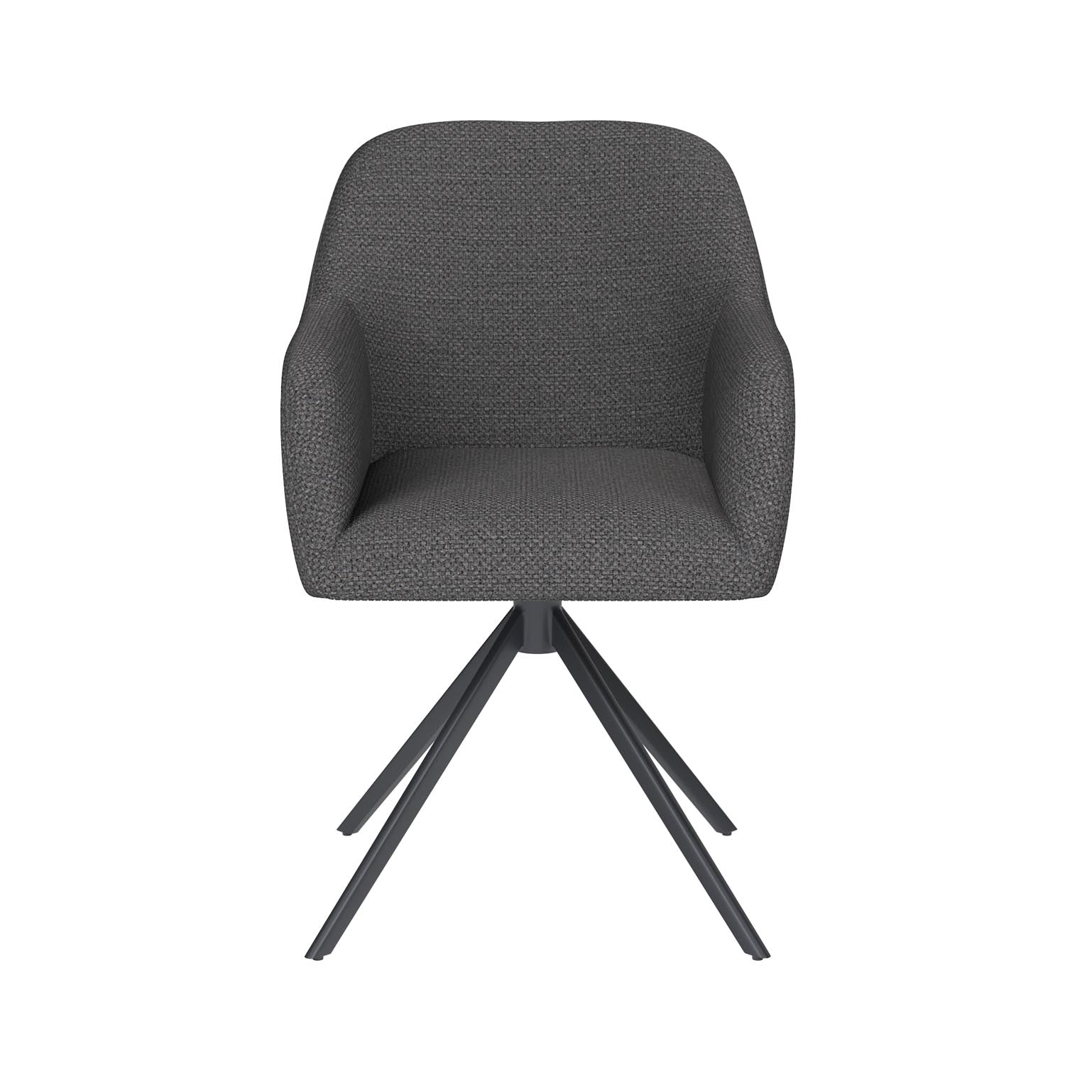 Stuhl Otis 4 Metal Legs in Grau präsentiert im Onlineshop von KAQTU Design AG. Stuhl ist von White Label Living
