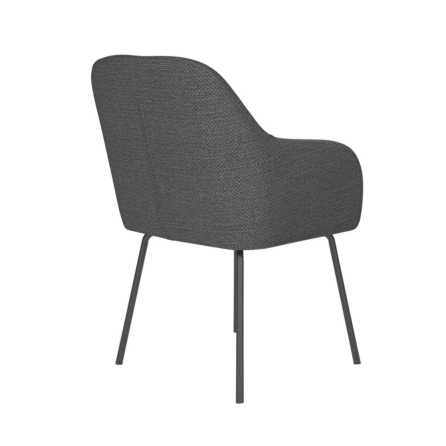 Stuhl Otis 4 Metal Legs in Grau präsentiert im Onlineshop von KAQTU Design AG. Stuhl ist von White Label Living