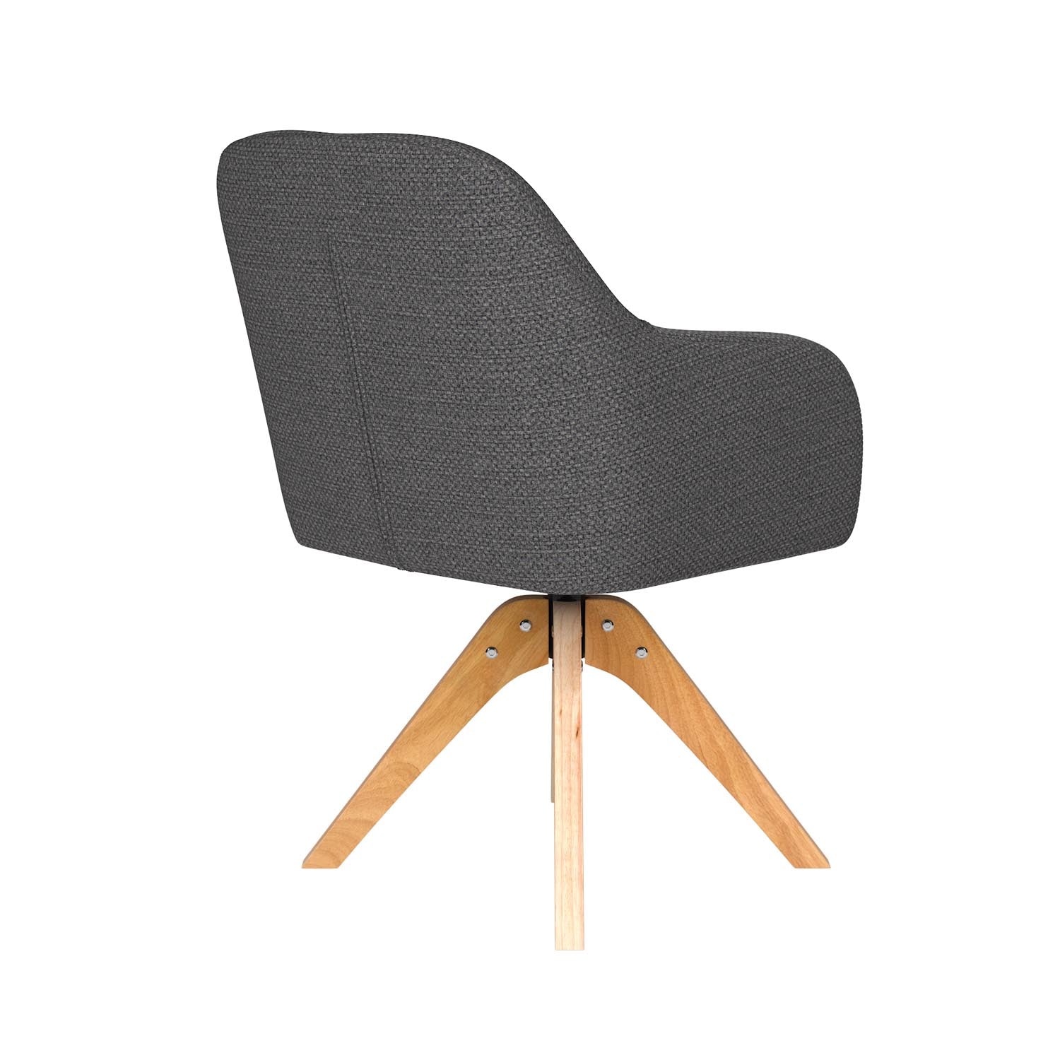 Entdecken Sie den Otis Wooden Swivel Stuhl von White Label Living – stilvoll, bequem und vielseitig einsetzbar für Ihr Zuhause!