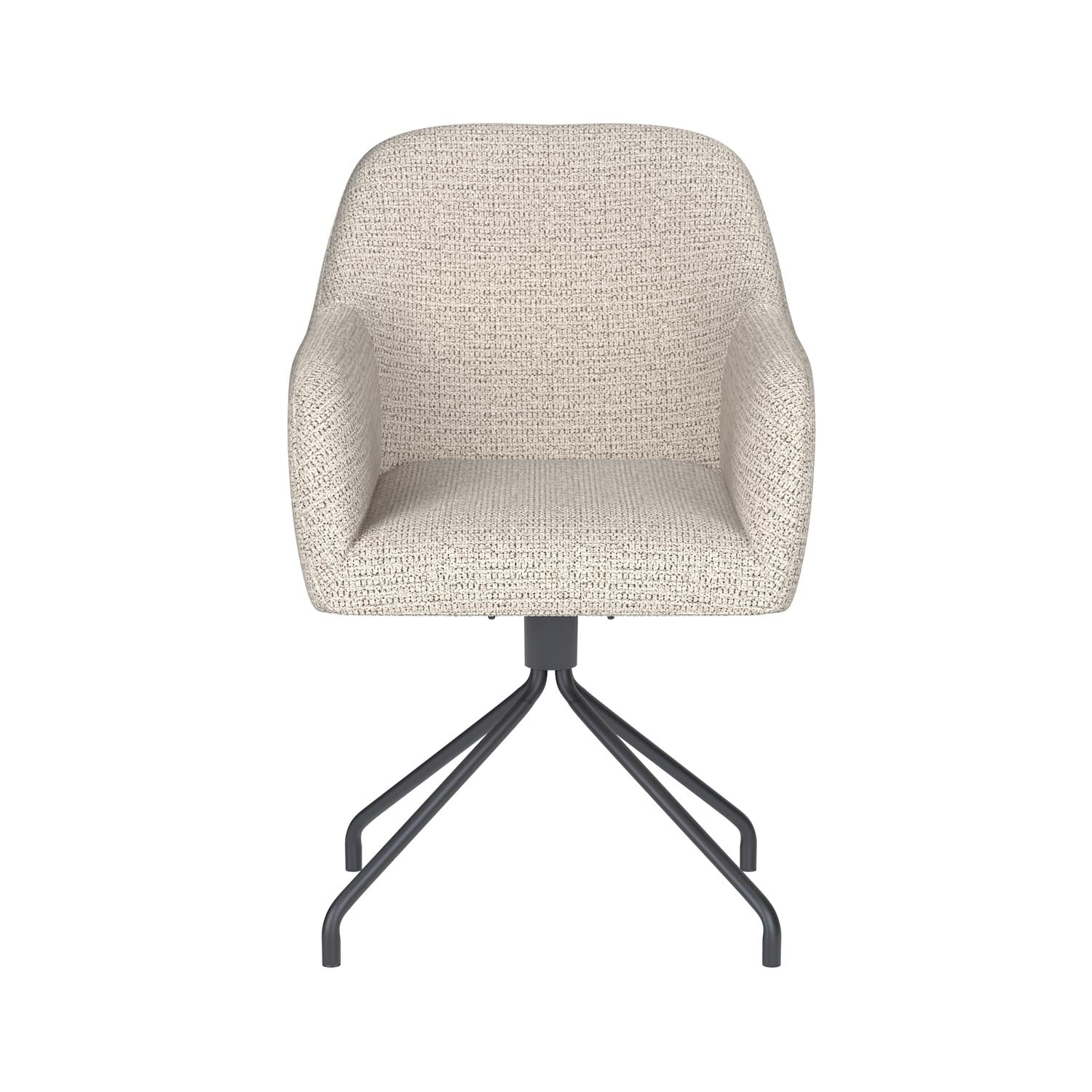 Stuhl Otis Spider Swivel in Off-White präsentiert im Onlineshop von KAQTU Design AG. Stuhl ist von White Label Living