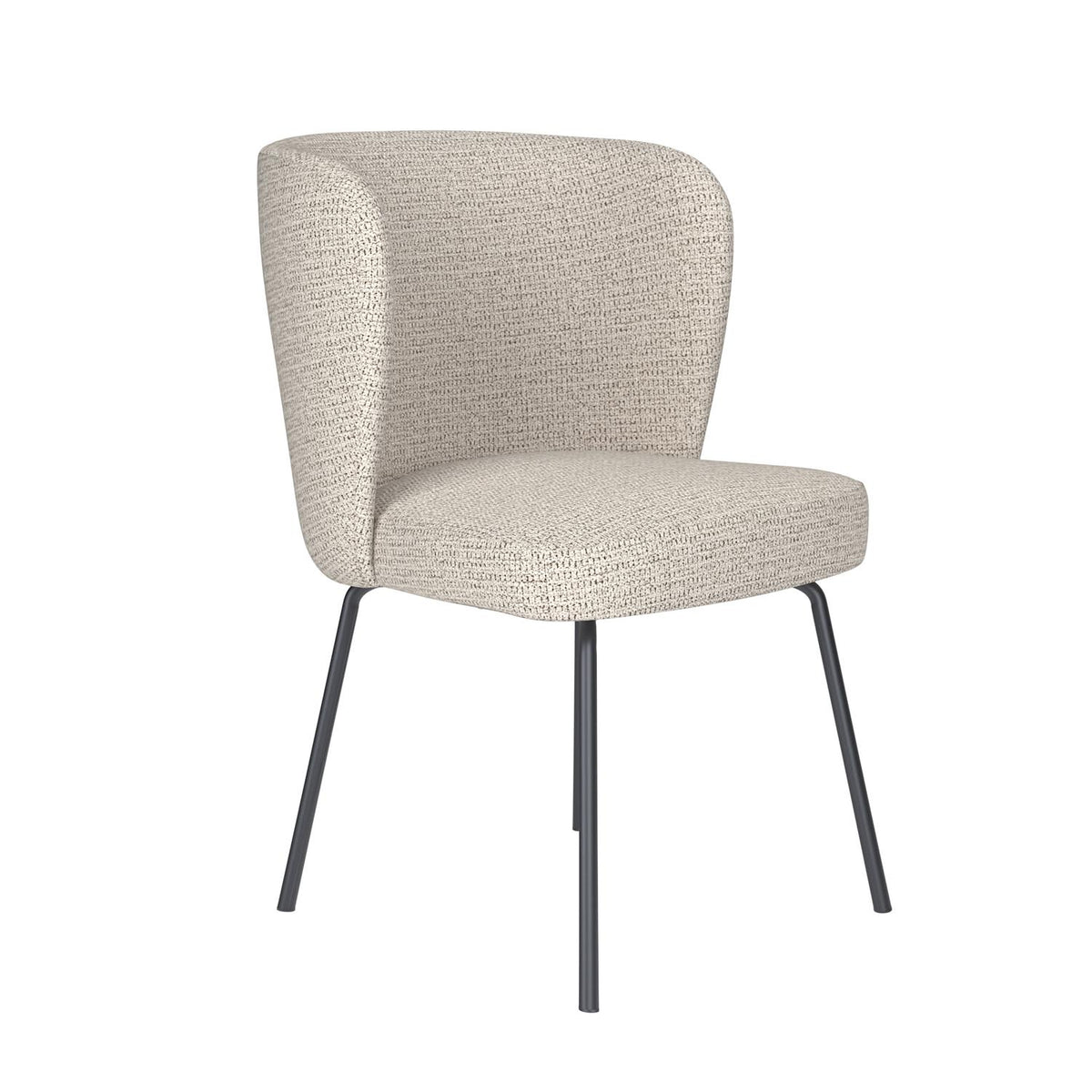 Stuhl Stan 4 Metal Legs in Grau präsentiert im Onlineshop von KAQTU Design AG. Stuhl ist von White Label Living