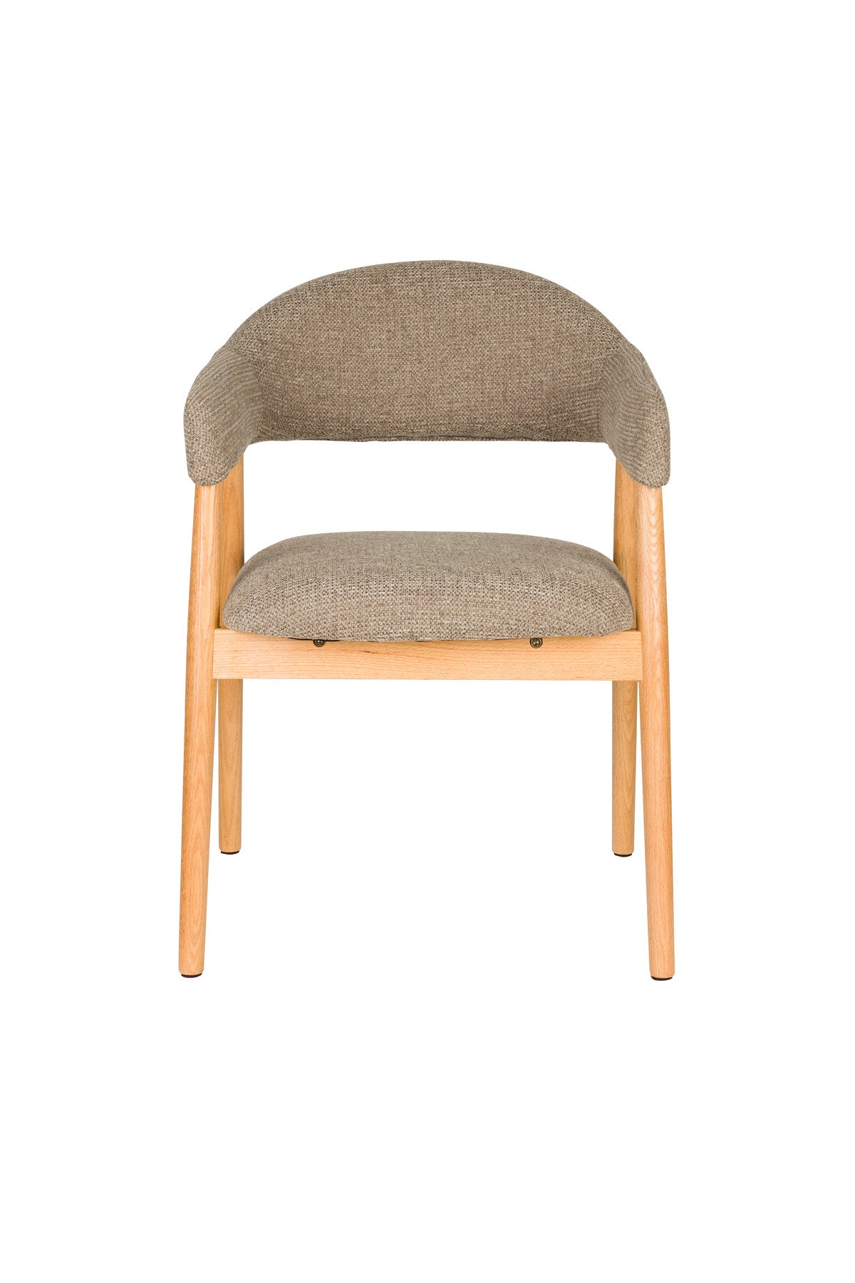 Armlehnstuhl Indy Dark Brown in Braun präsentiert im Onlineshop von KAQTU Design AG. Stuhl mit Armlehne ist von White Label Living