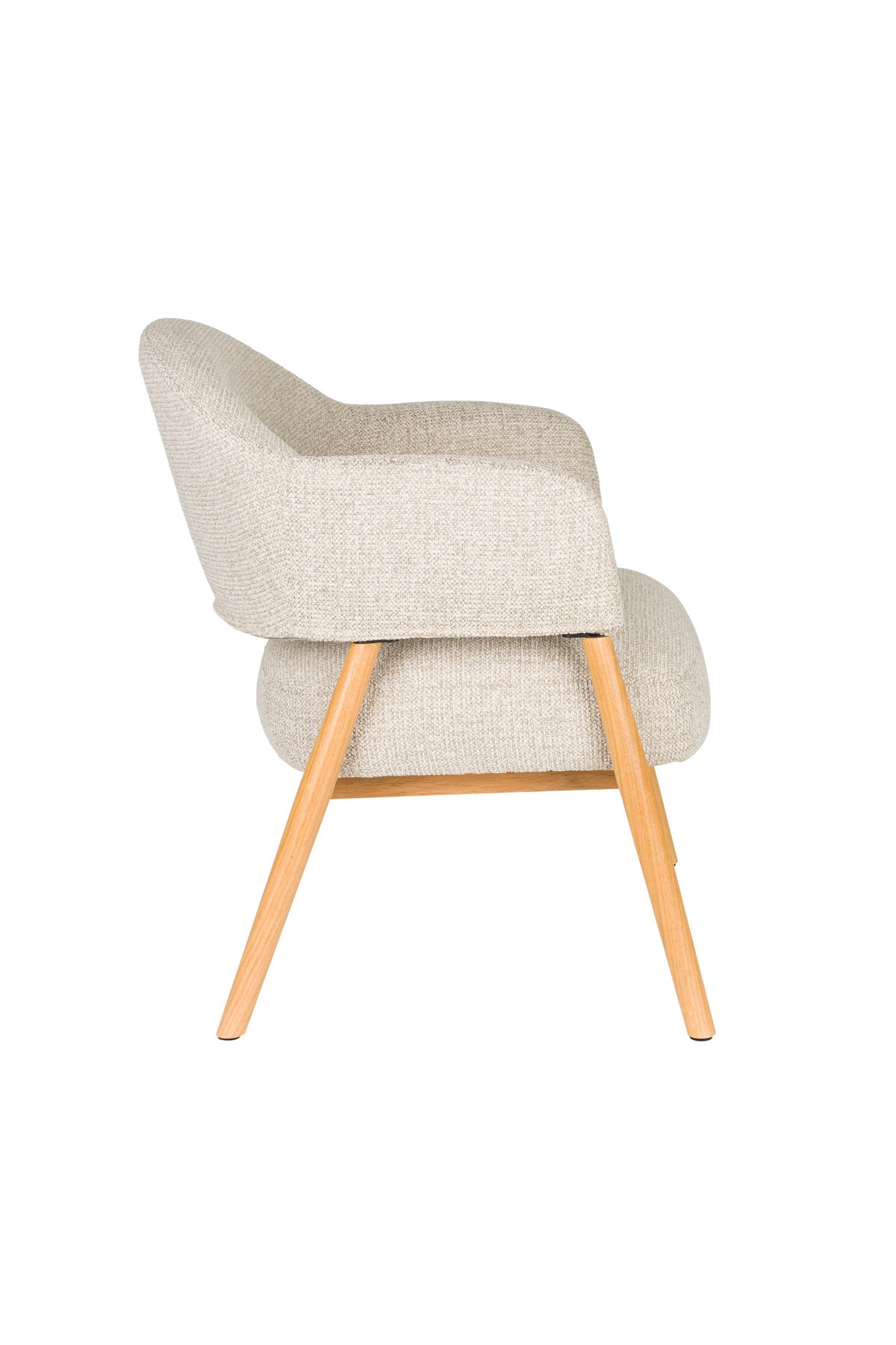 Sessel Indy Light Brown in braun präsentiert im Onlineshop von KAQTU Design AG. Sessel ist von White Label Living